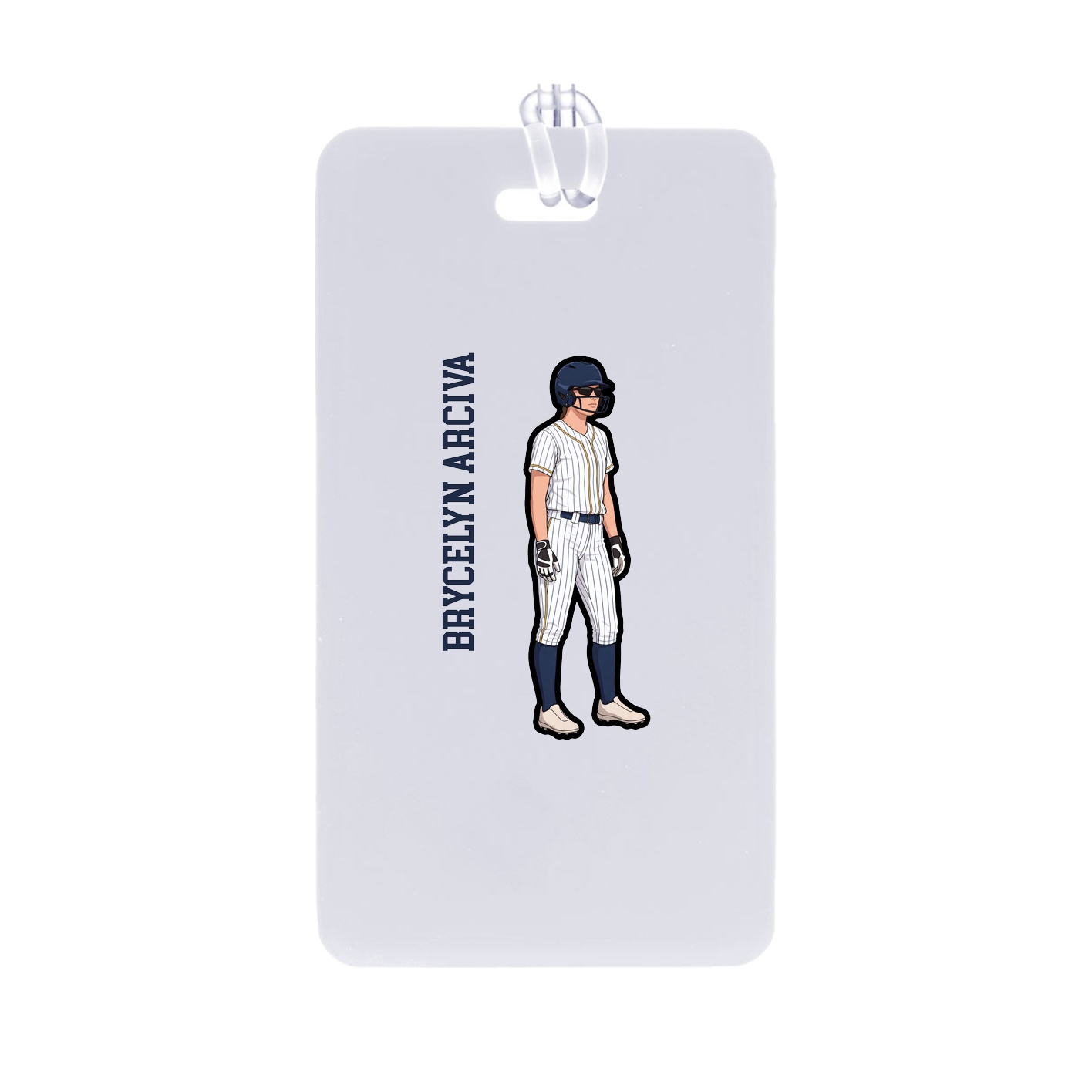 Bag Tag — Name Vertical in Classic