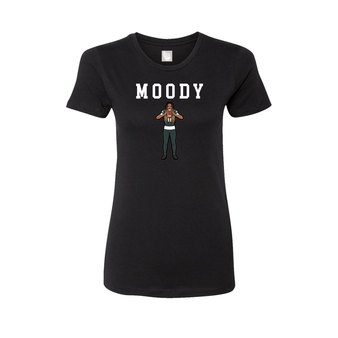 Fitted Women's Tee — Shirsey in Black
