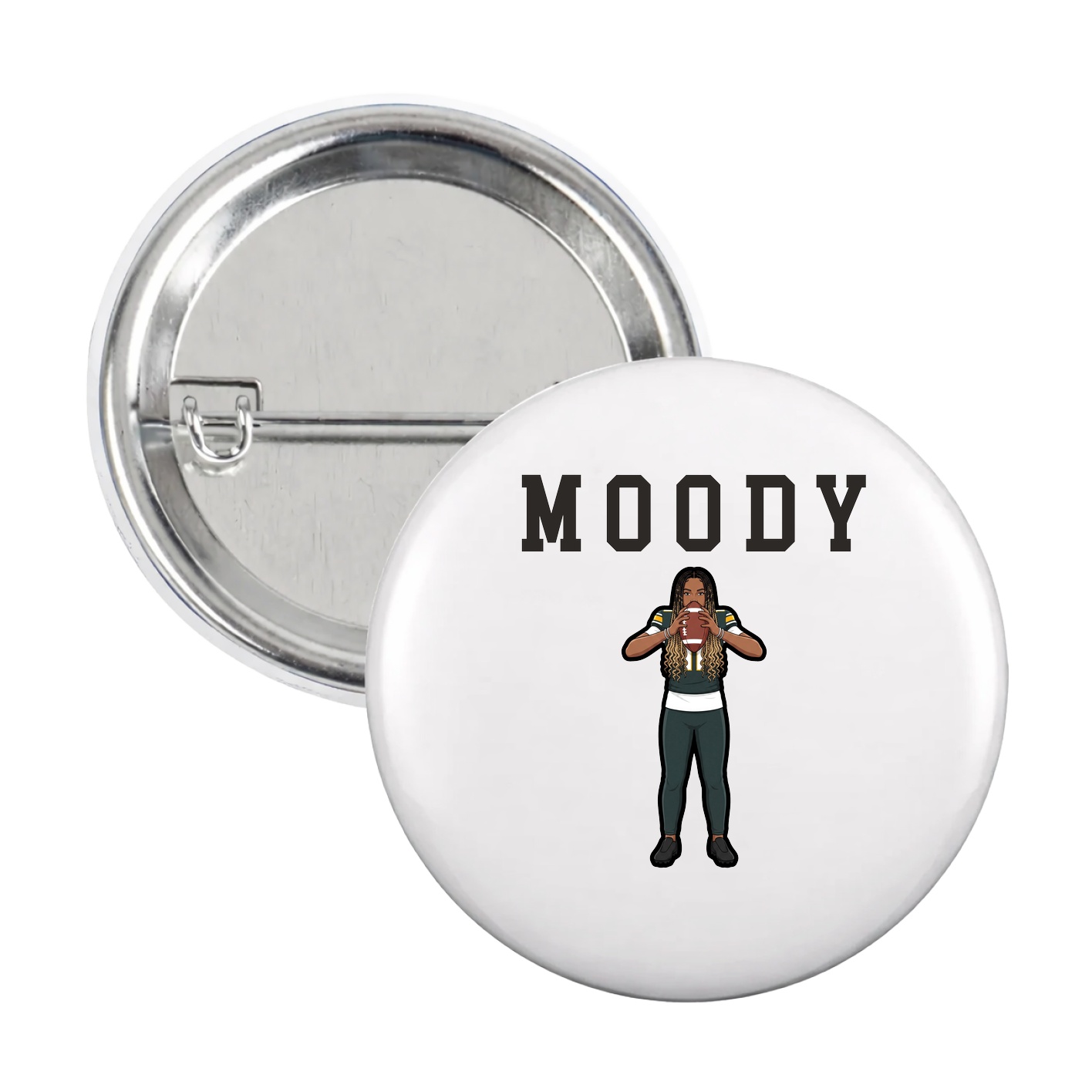 Game Day Button — Shirsey in White