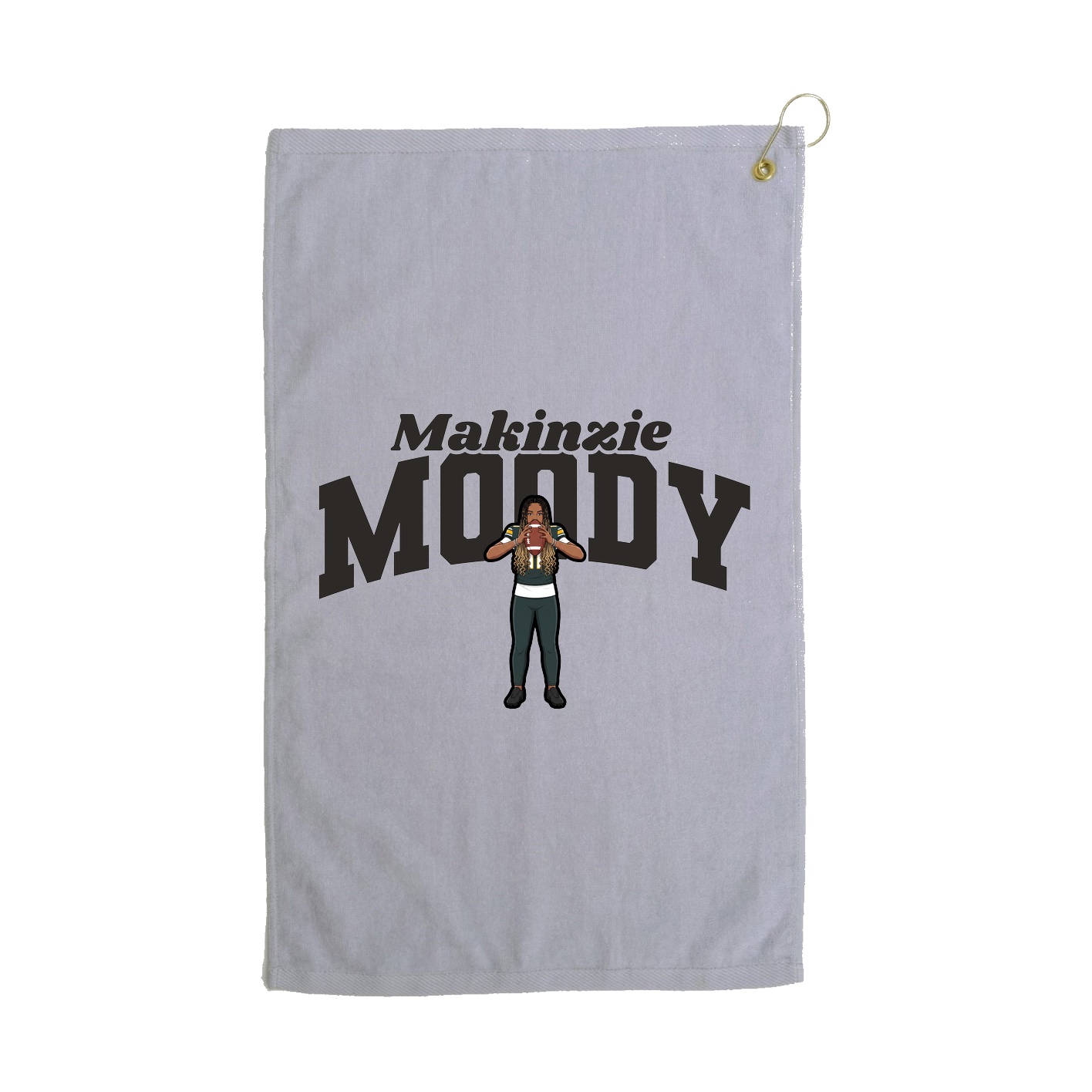Golf Towel — Signature Arch in Grey