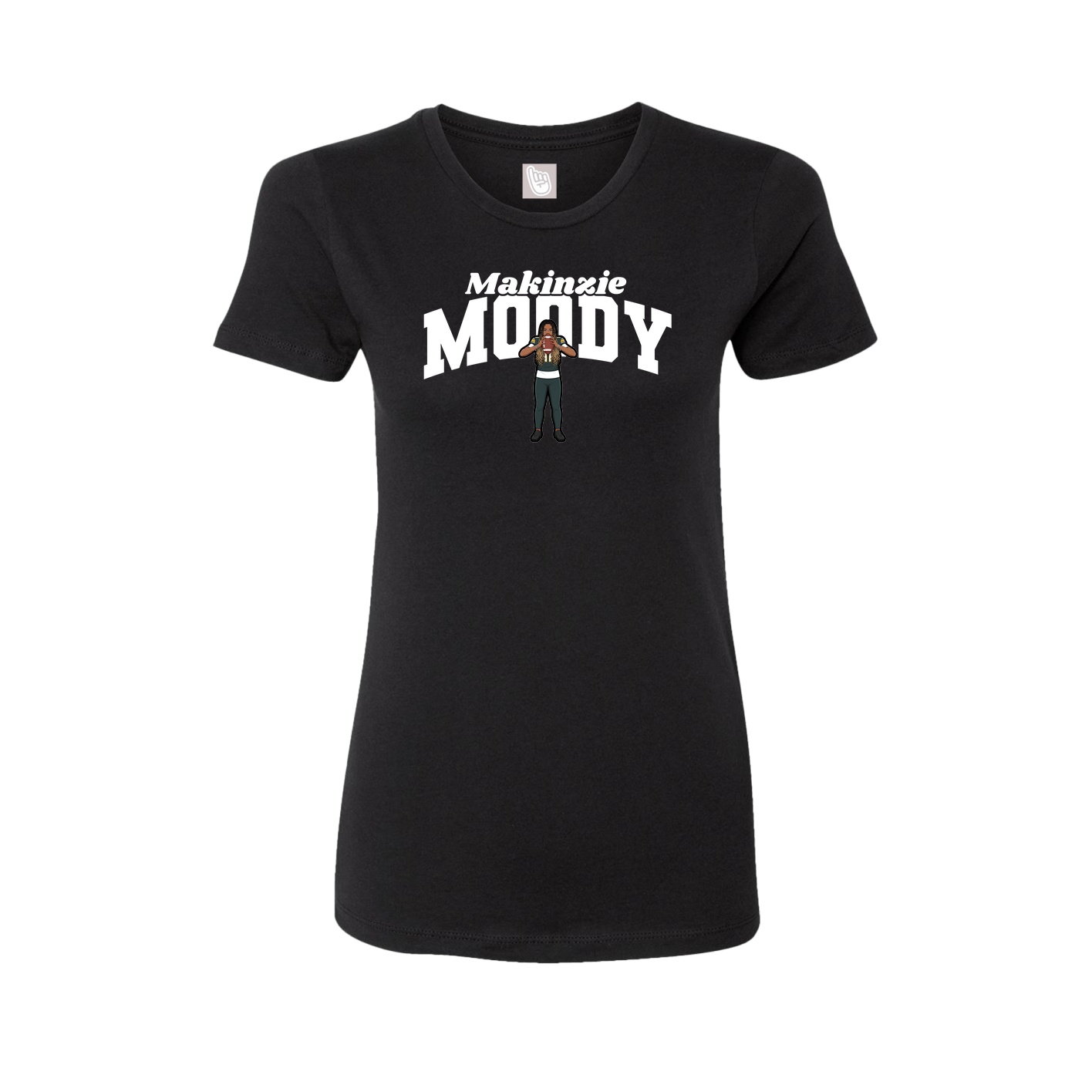 Womens Tee — Signature Arch in Black