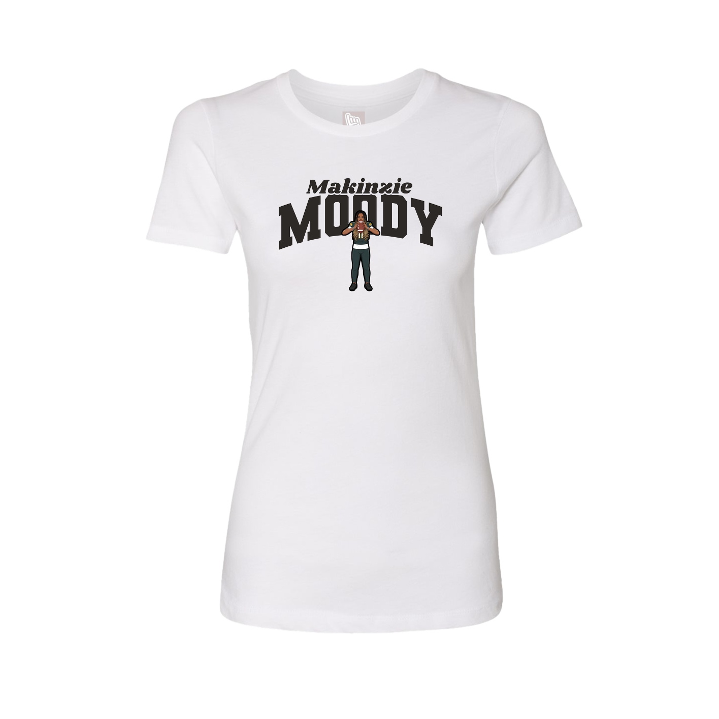 Womens Tee — Signature Arch in White