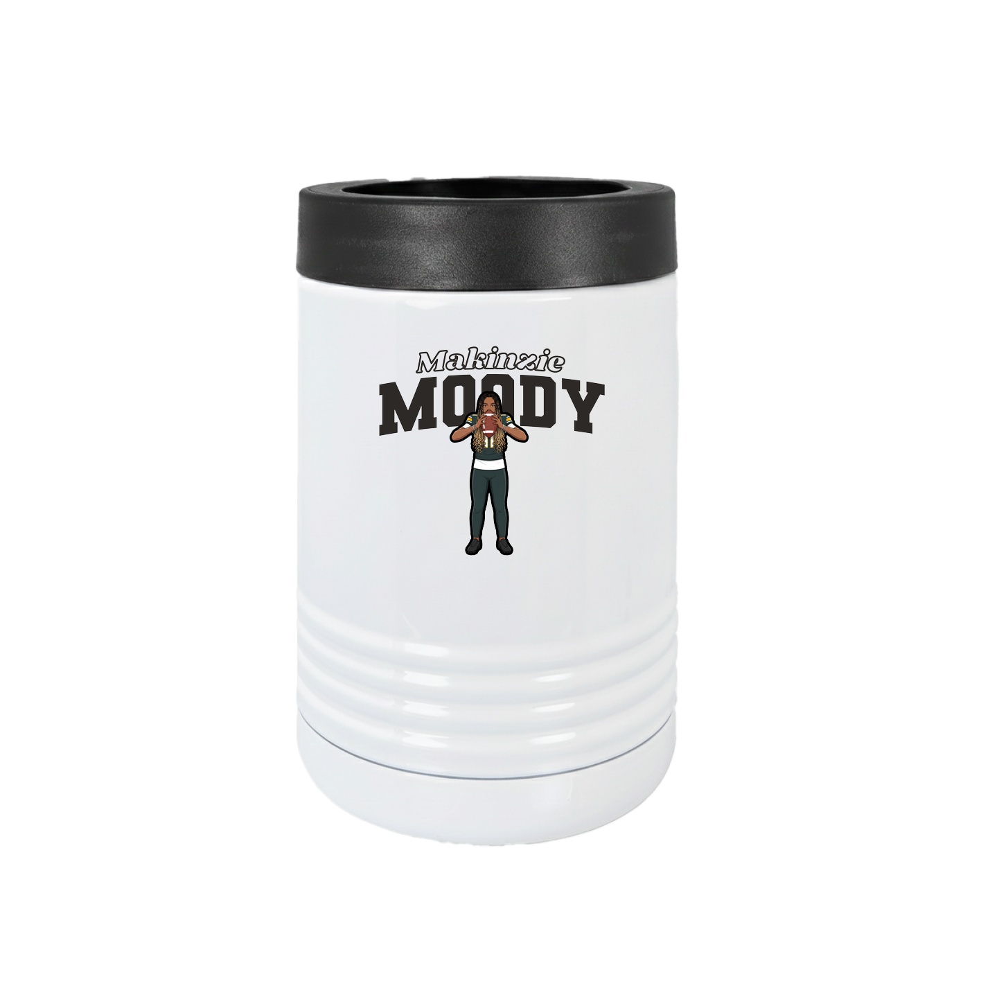 Beverage Holder — Name Arch in White