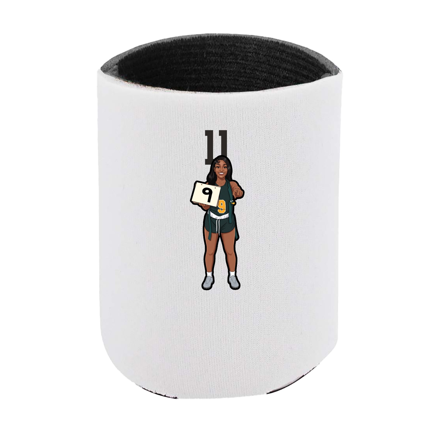 Can Holder — Number Top in White