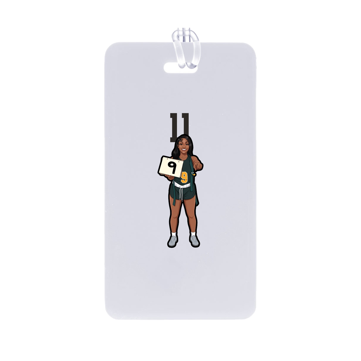 Bag Tag — Number Top in Classic