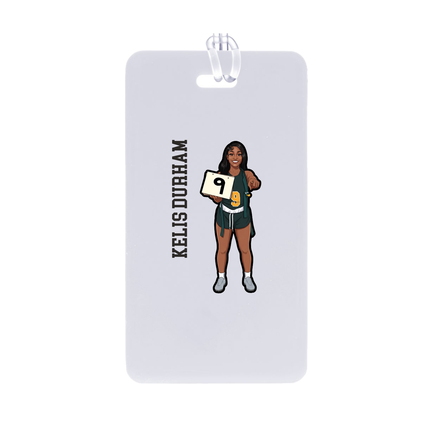 Bag Tag — Name Vertical in Classic