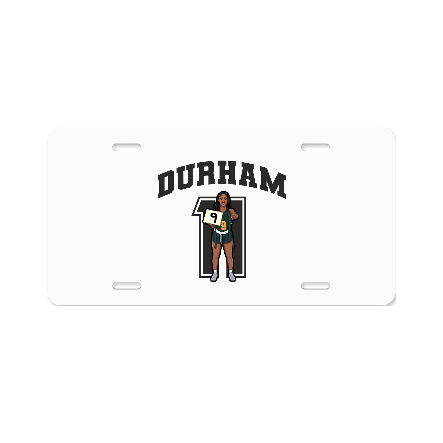 License Plate — Number in Classic