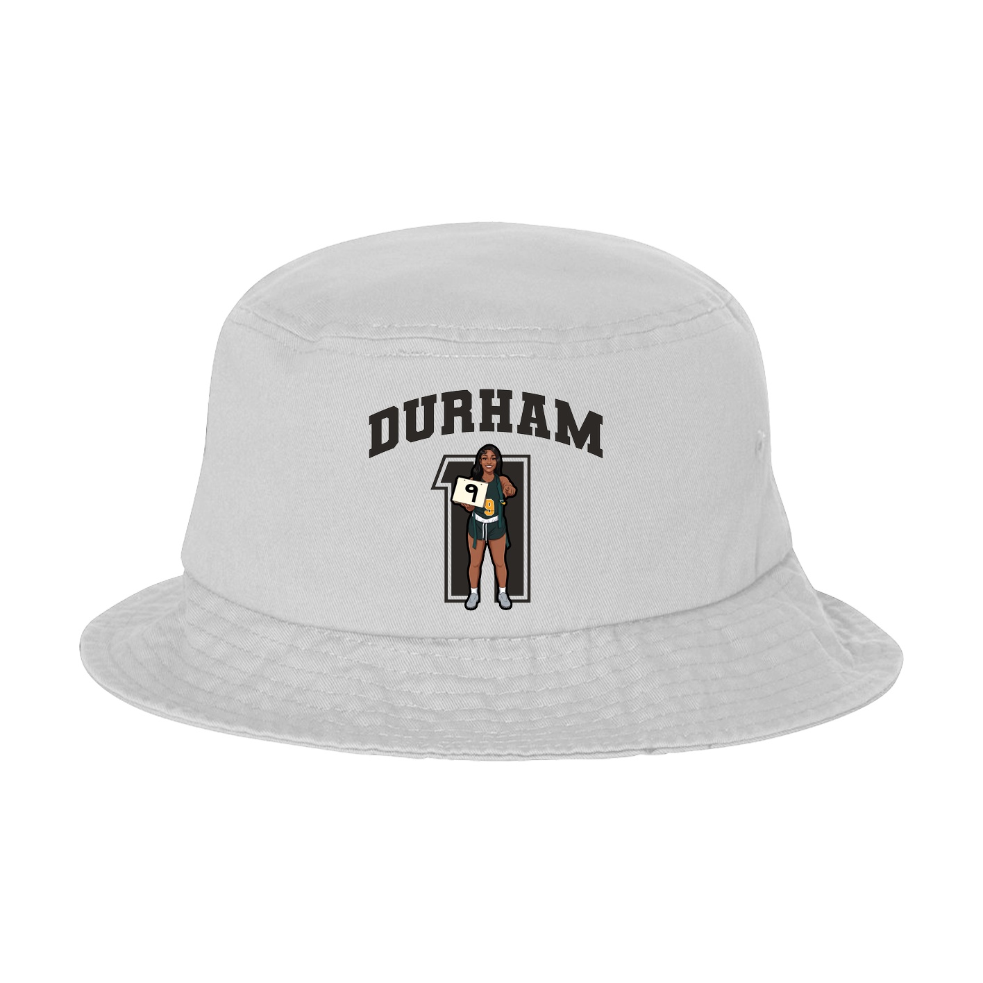 Bucket Cap — Number in White