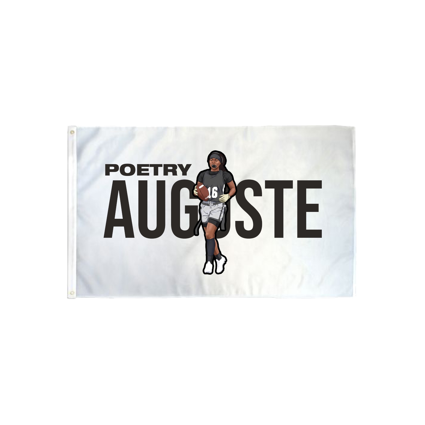3x5 Flag — Player Name in Classic
