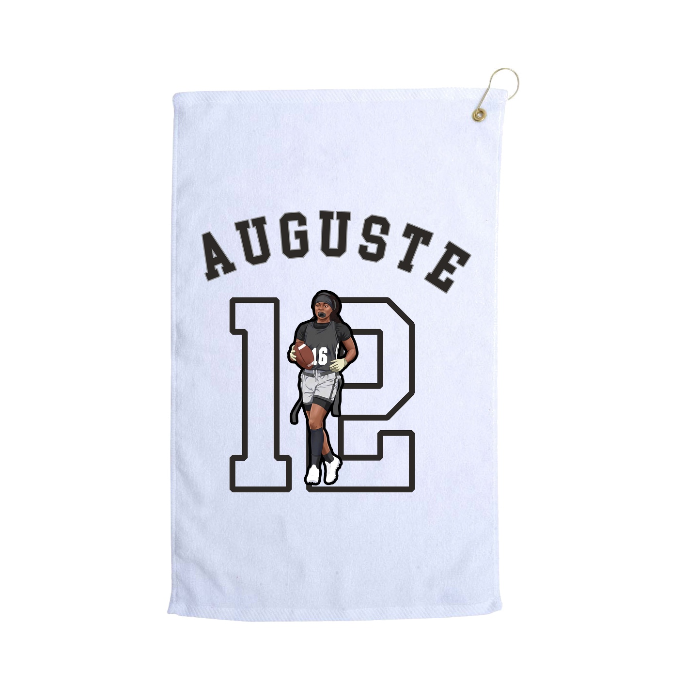 Golf Towel — Shirsey Arch in White