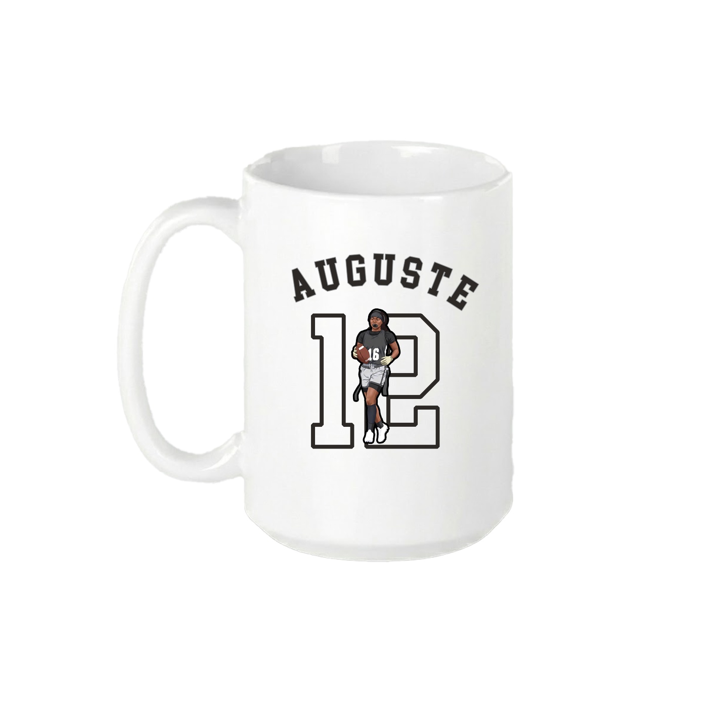 15oz Coffee Mug — Shirsey Arch in White