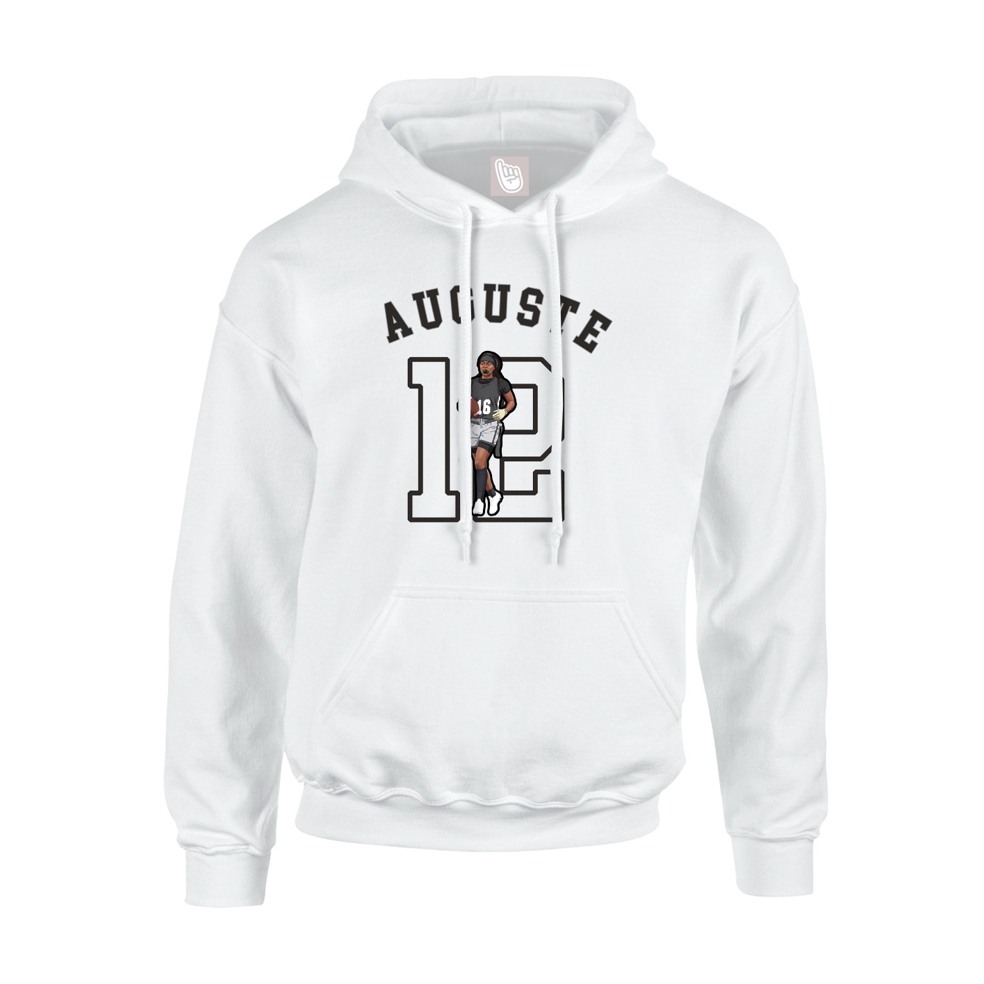 Hoodie — Shirsey Arch in White