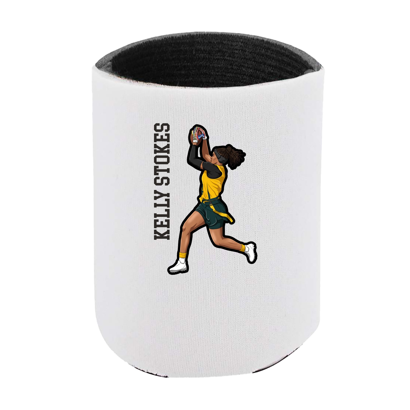 Can Holder — Name Vertical in White