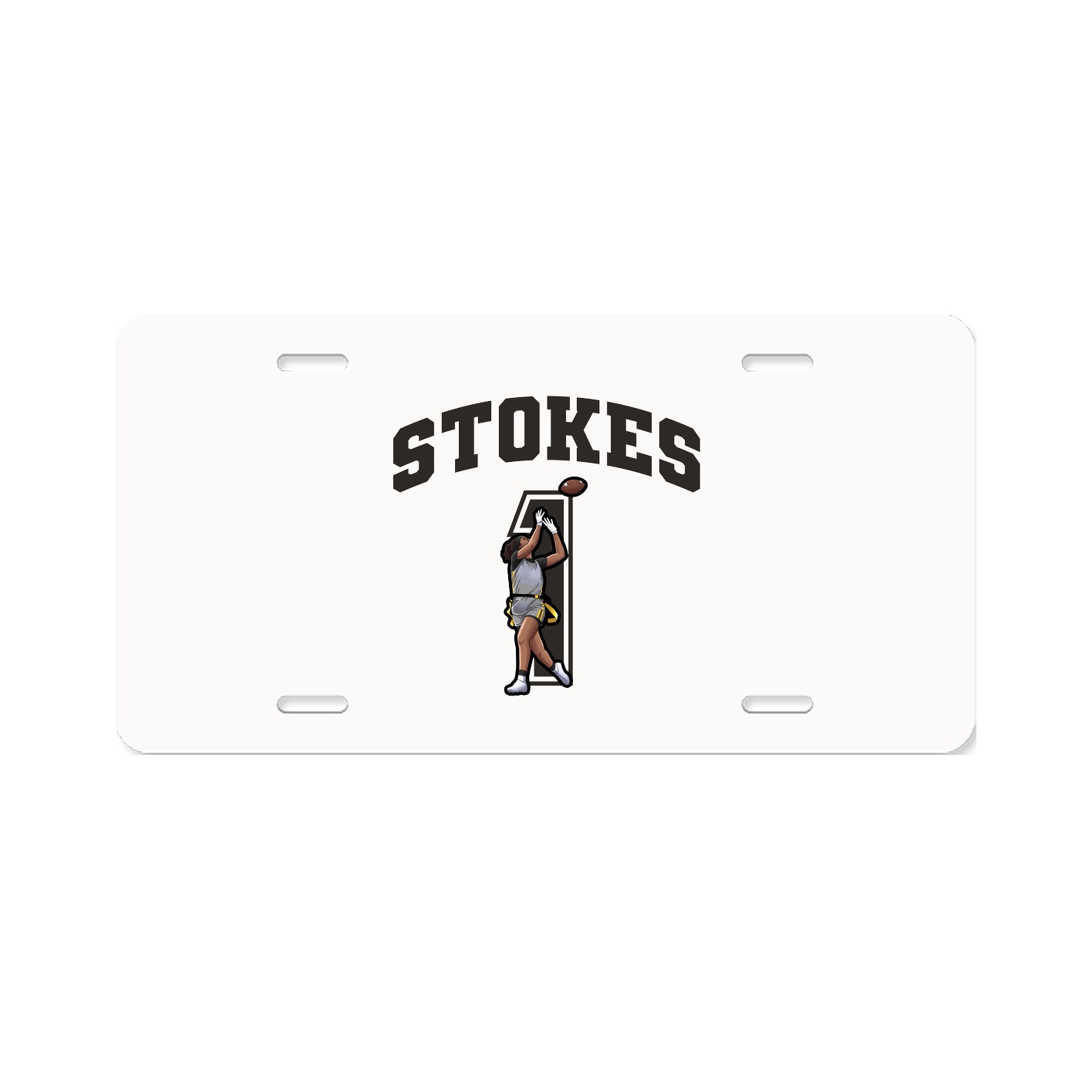 License Plate — Number in Classic