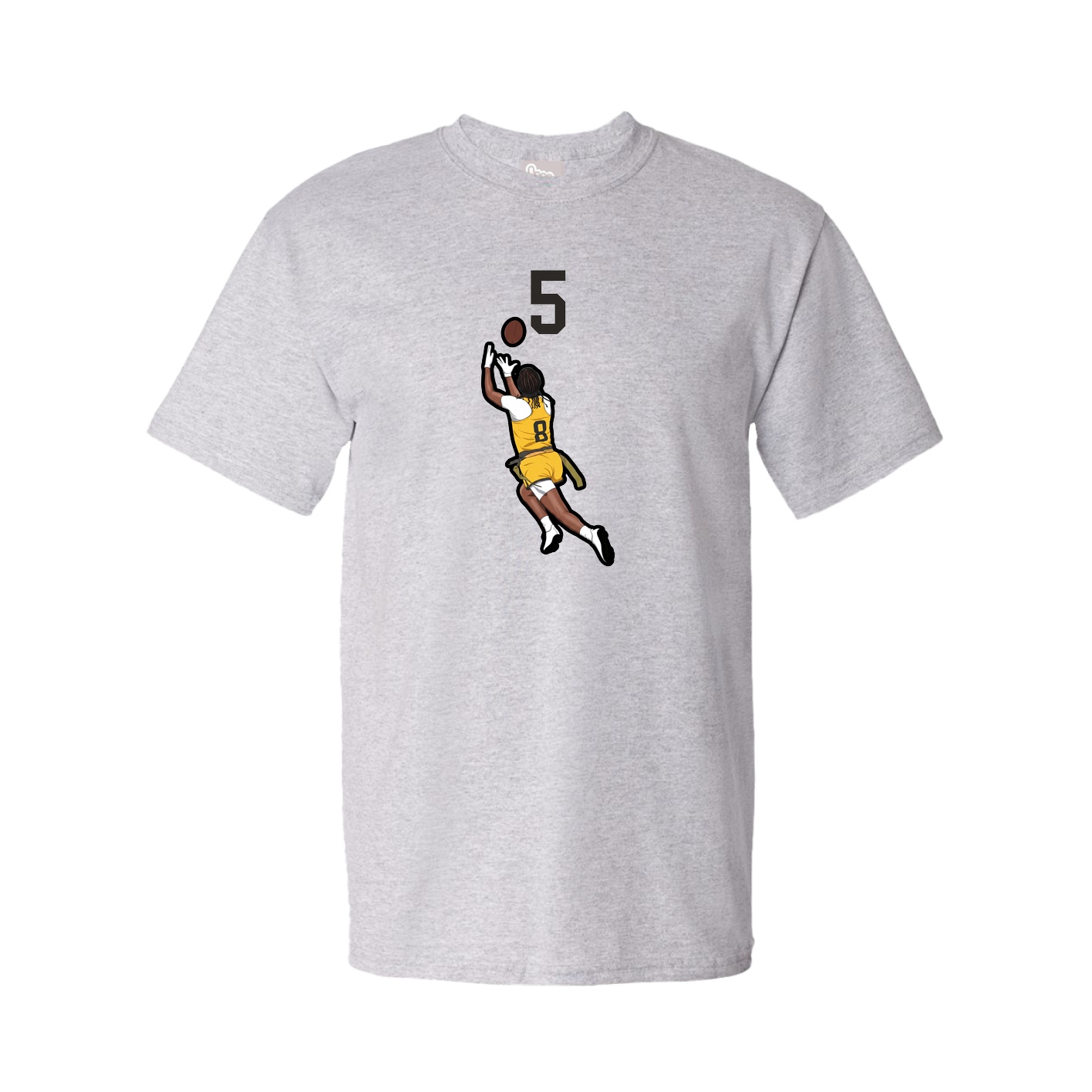 Tee — Number Top in Grey