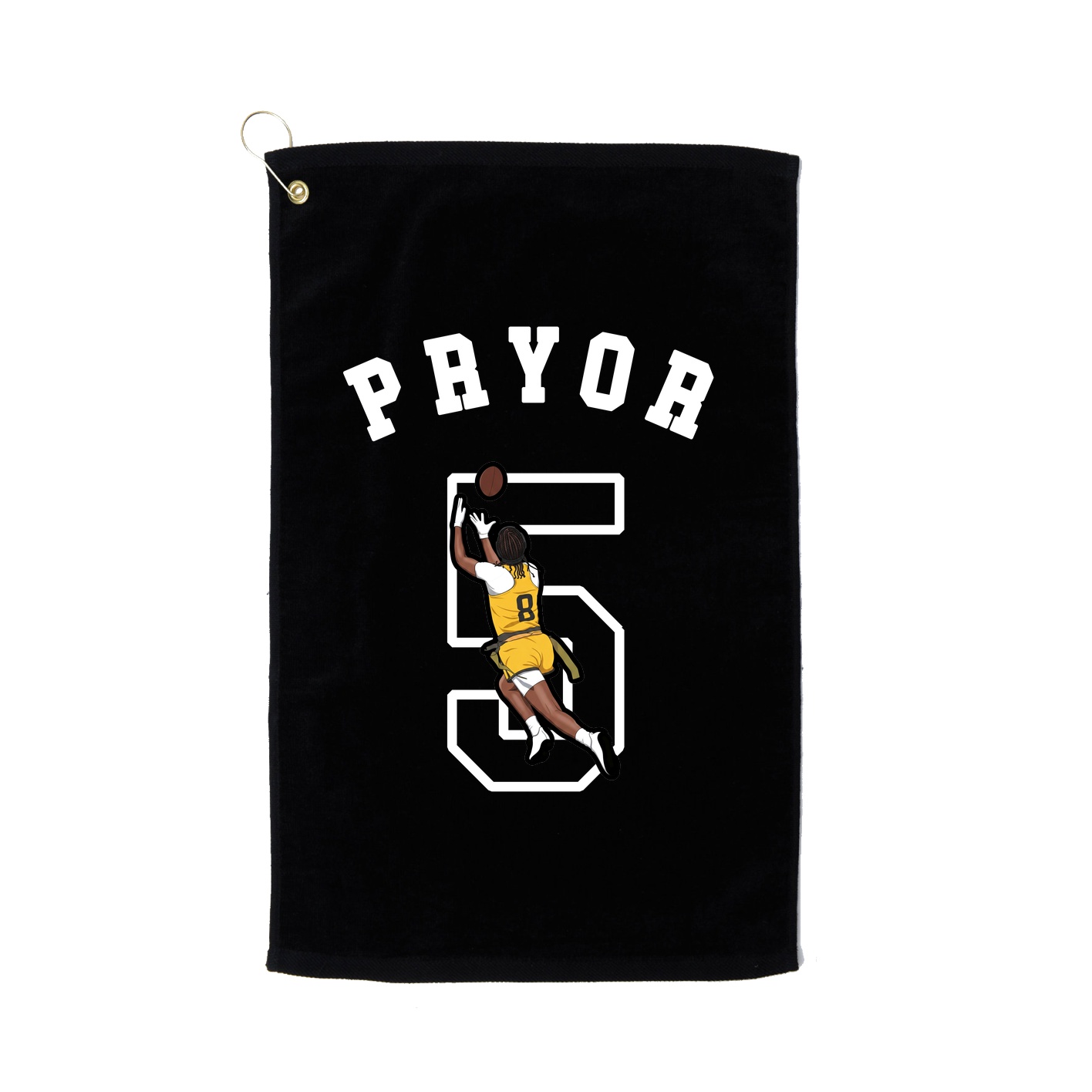 Golf Towel — Shirsey Arch in Black