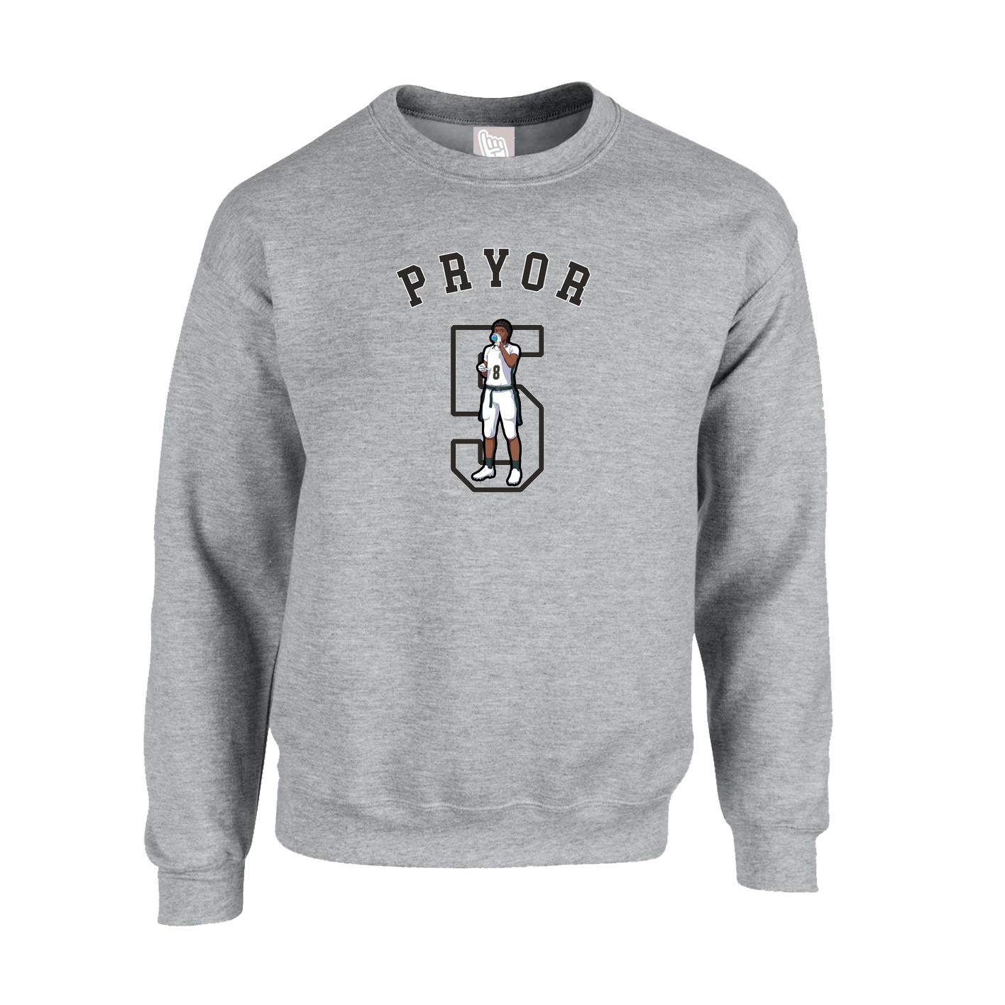 Fleece Crew — Shirsey Arch in Grey