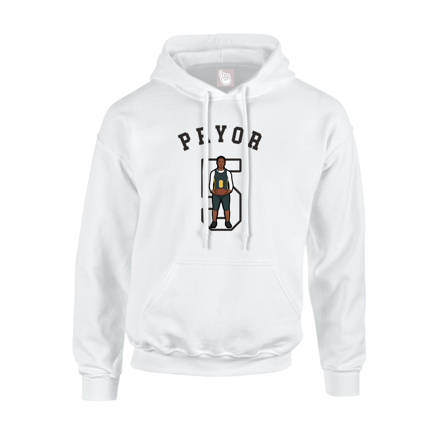 Hoodie — Shirsey Arch in White