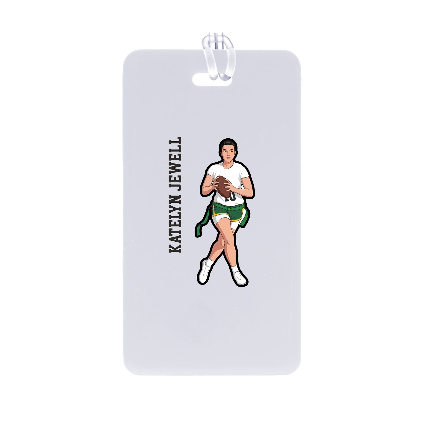 Bag Tag — Name Vertical in Classic