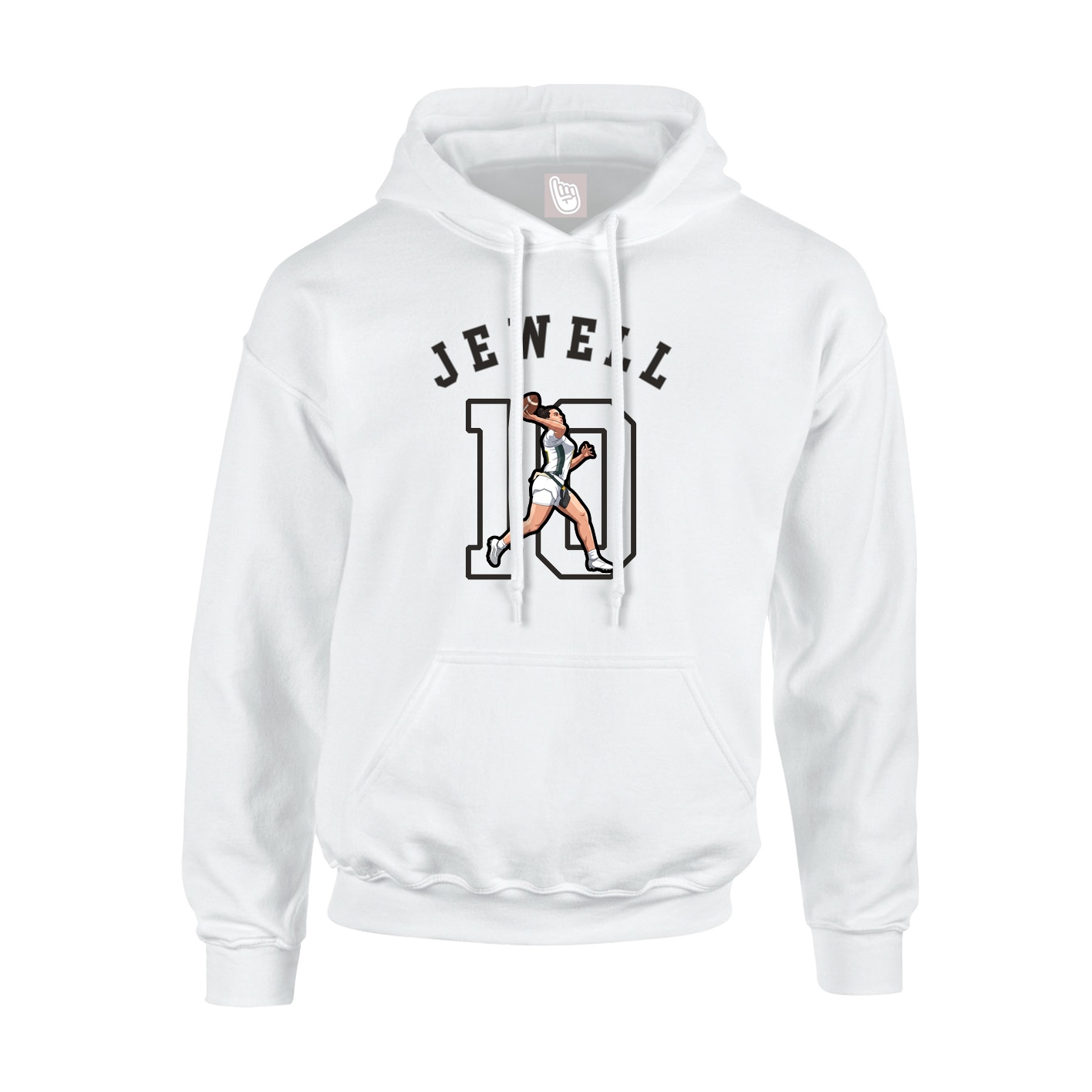 Hoodie — Shirsey Arch in White