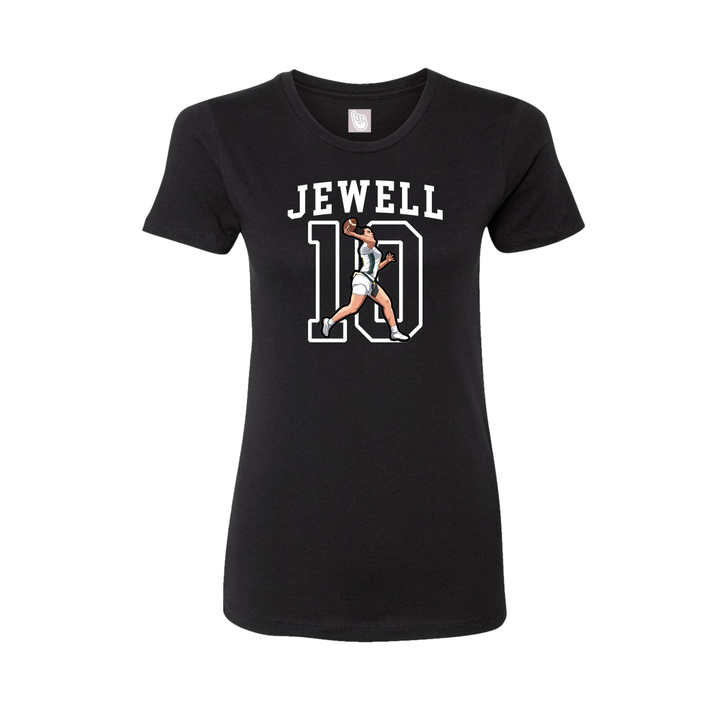 Fitted Women's Tee — Shirsey in Black