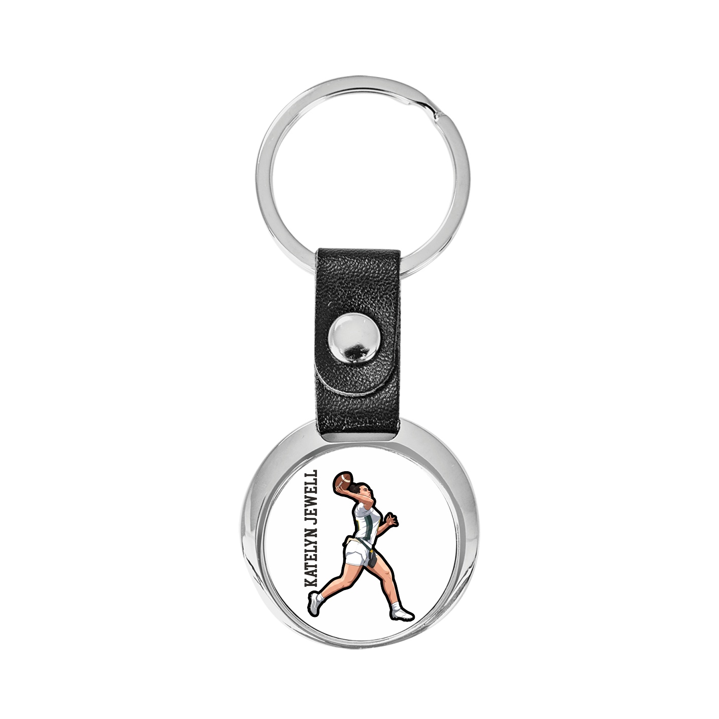 Key Chain — Name Vertical in Classic