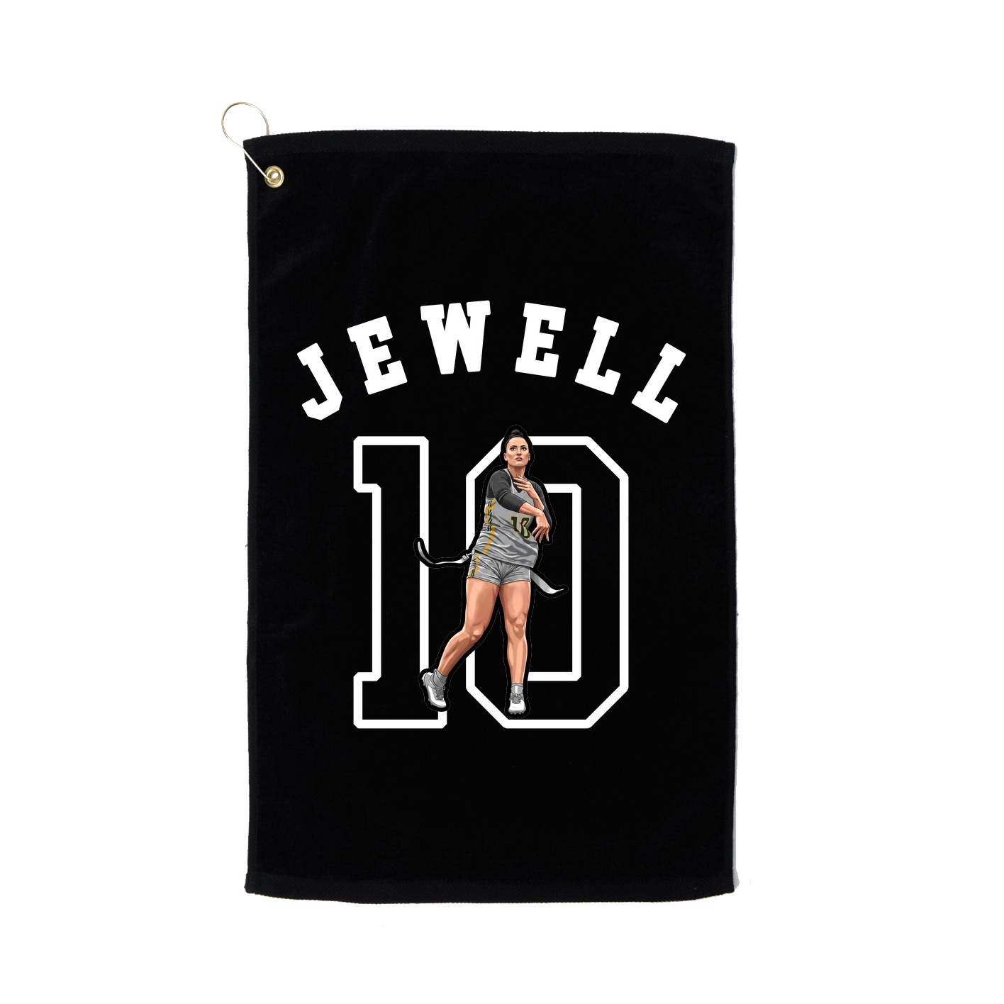 Golf Towel — Shirsey Arch in Black