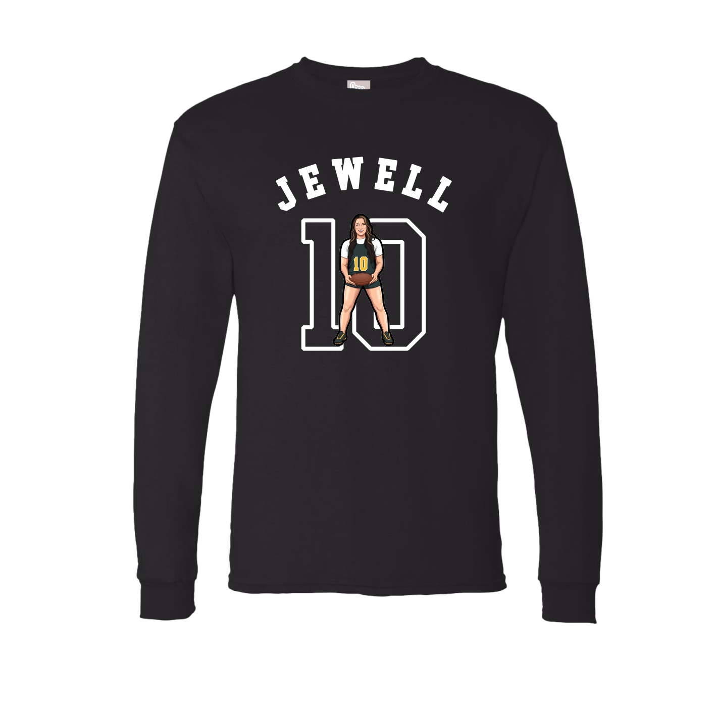 Long Sleeve Tee — Shirsey Arch in Black