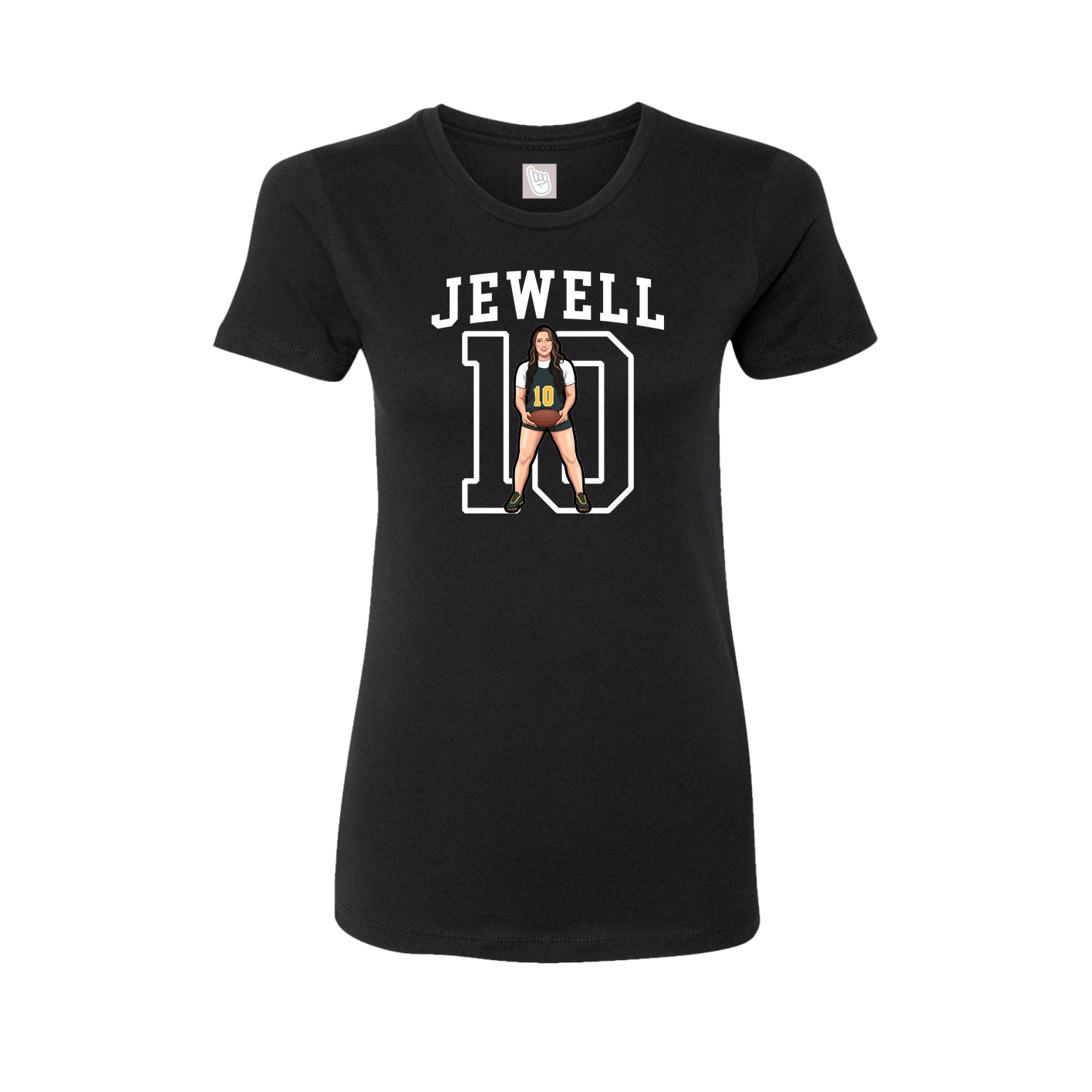 Fitted Women's Tee — Shirsey in Black