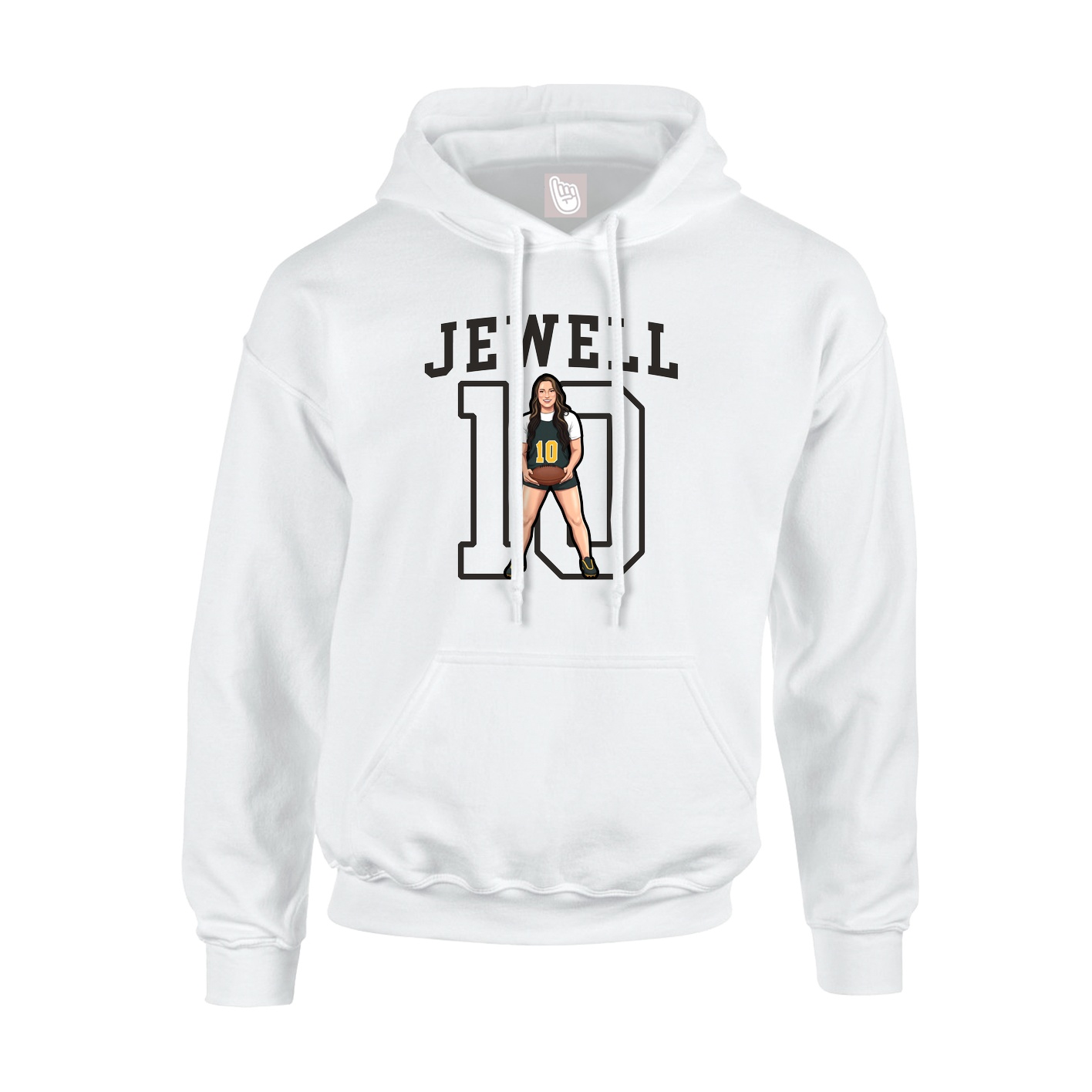 Hoodie — Shirsey in White