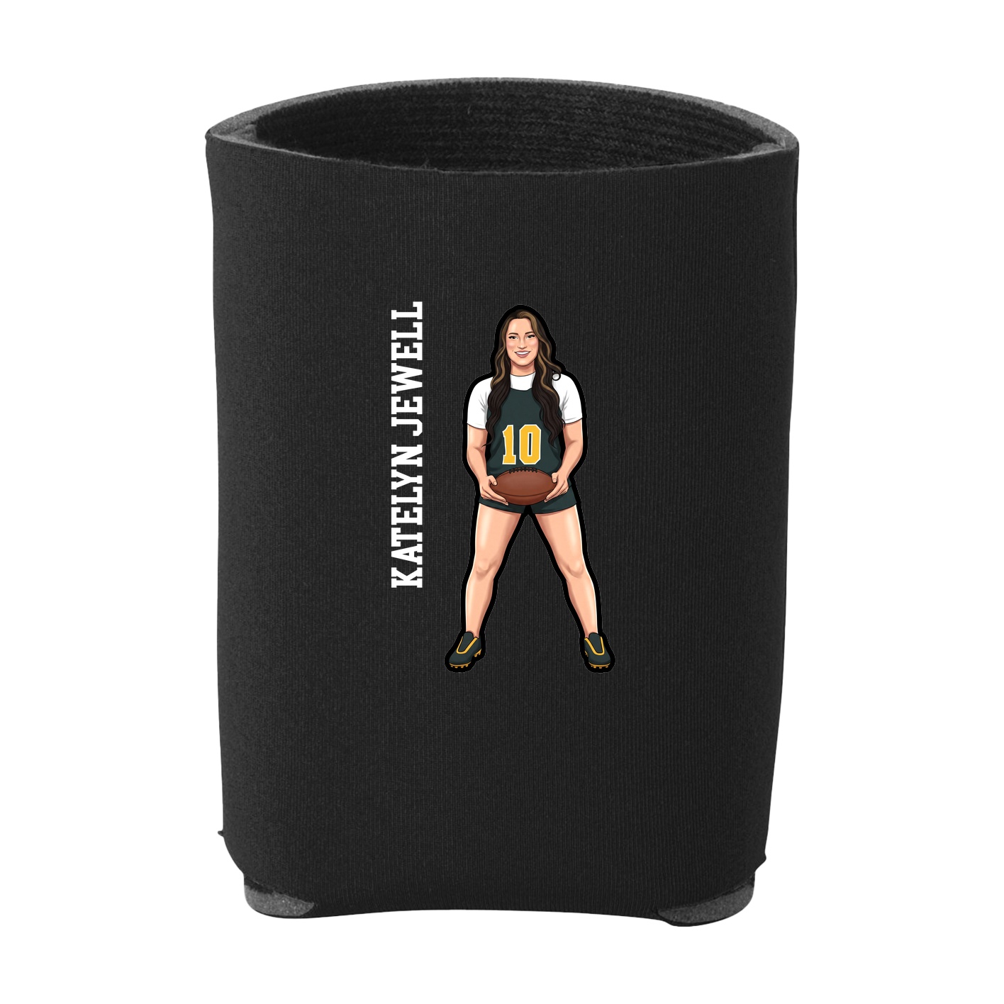 Can Holder — Name Vertical in Black