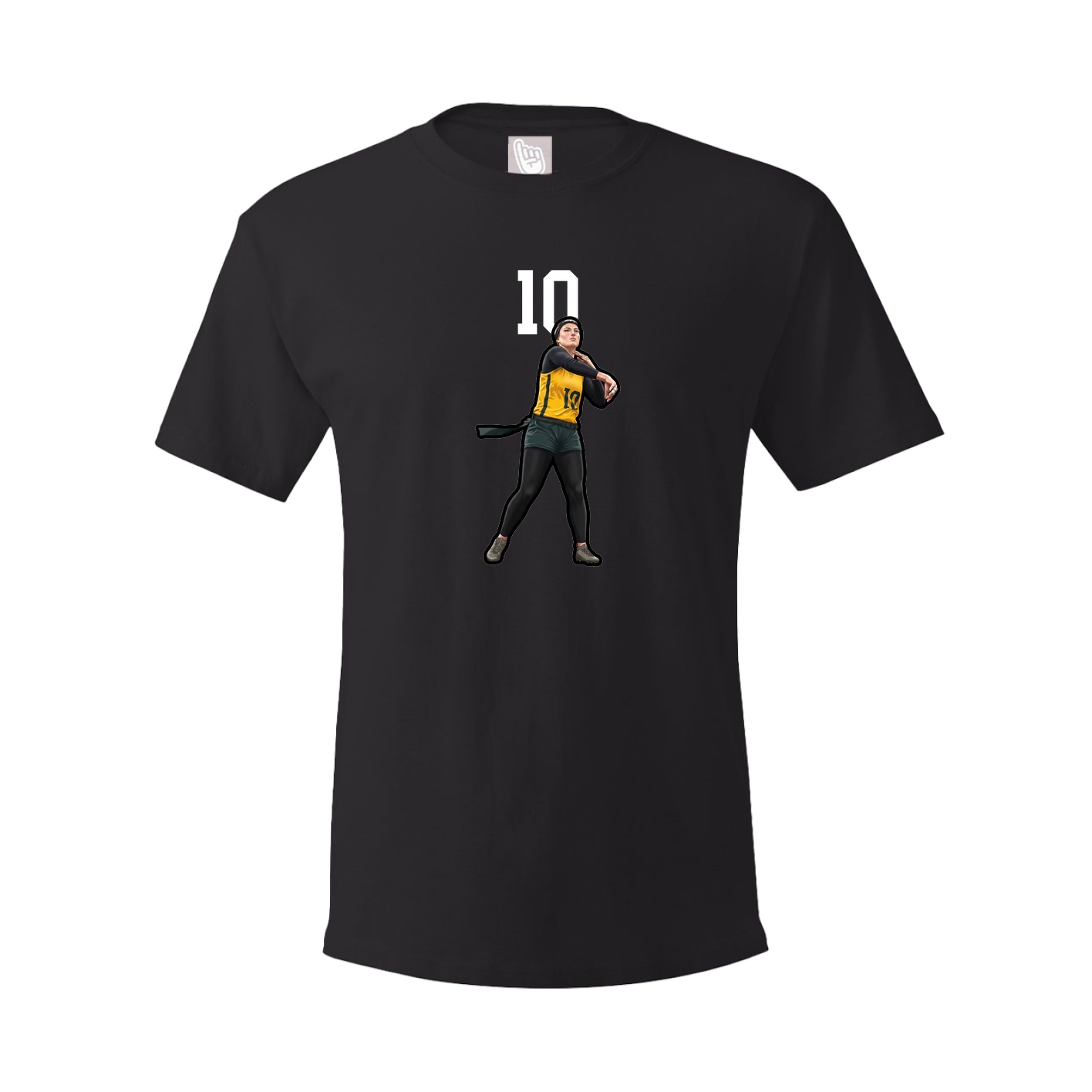 Tee — Number Top in Black
