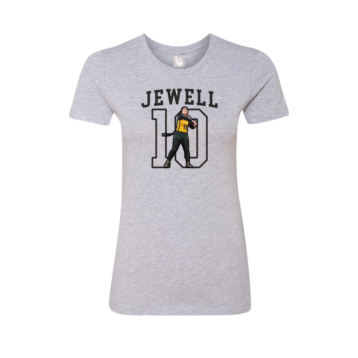 Fitted Women's Tee — Shirsey in Grey