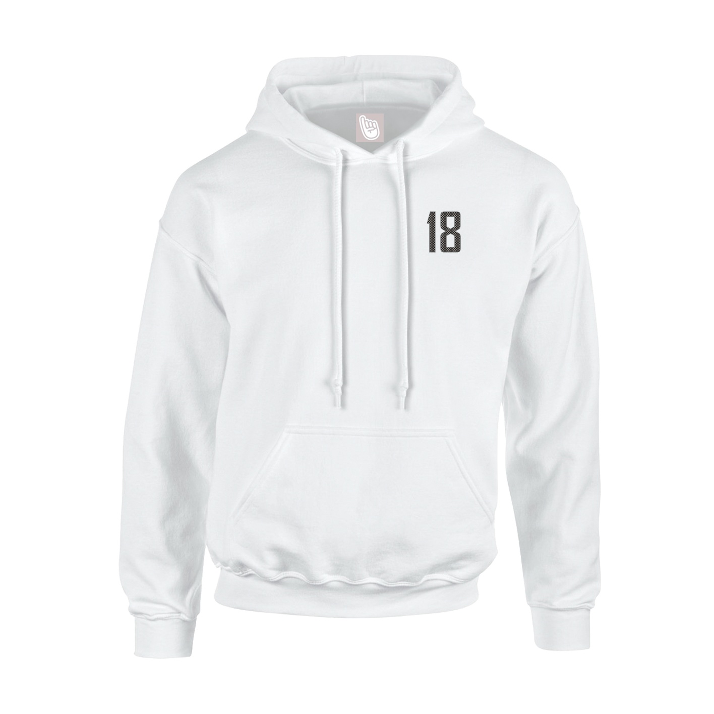 Youth Hoodie — Front Shirsy in White