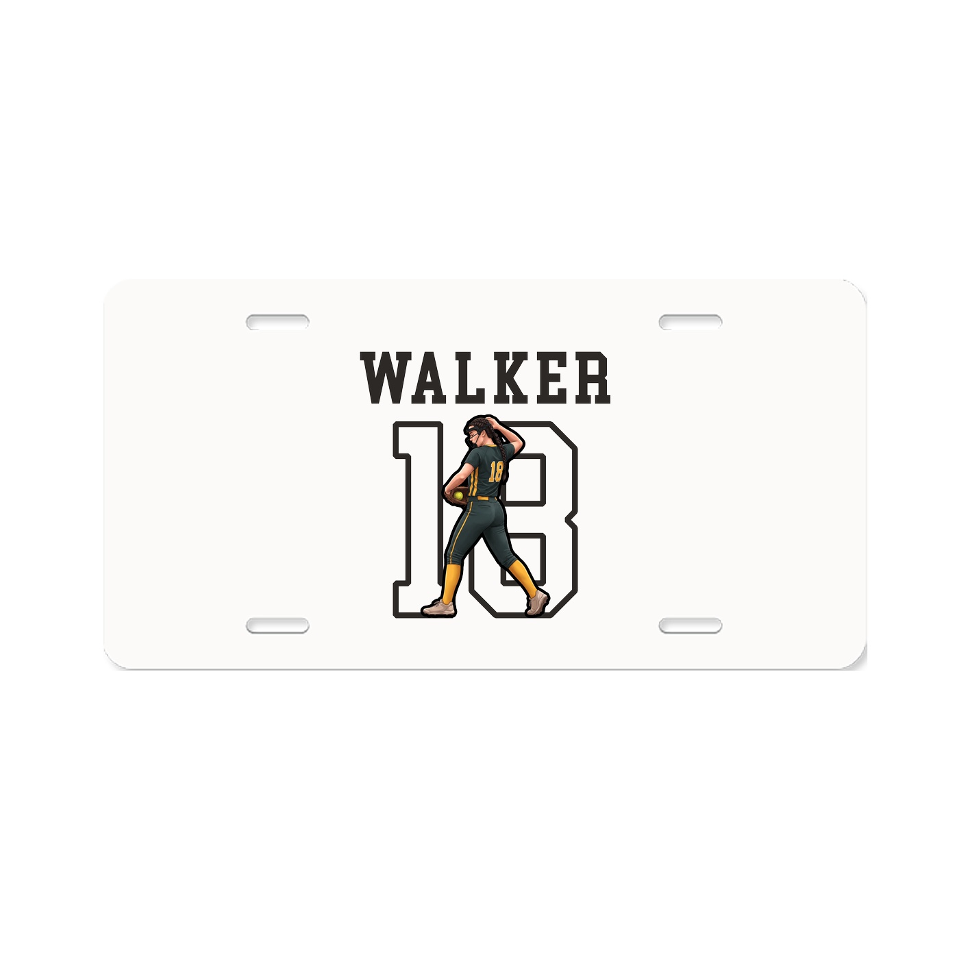 License Plate — Shirsey in Classic