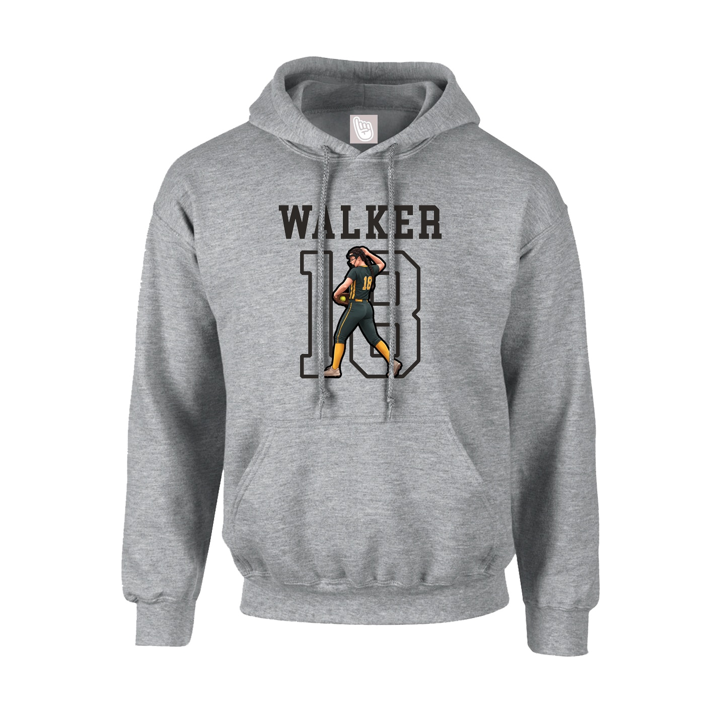 Youth Hoodie — Shirsey in Grey
