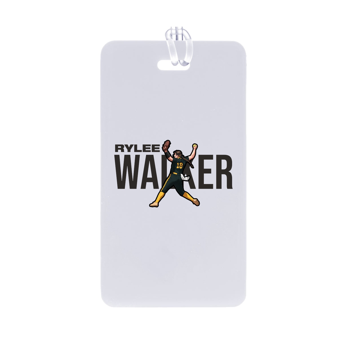 Bag Tag — Player Name in Classic