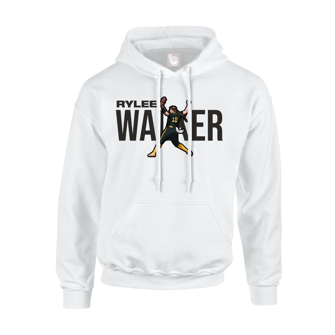 Hoodie — Player Name in White