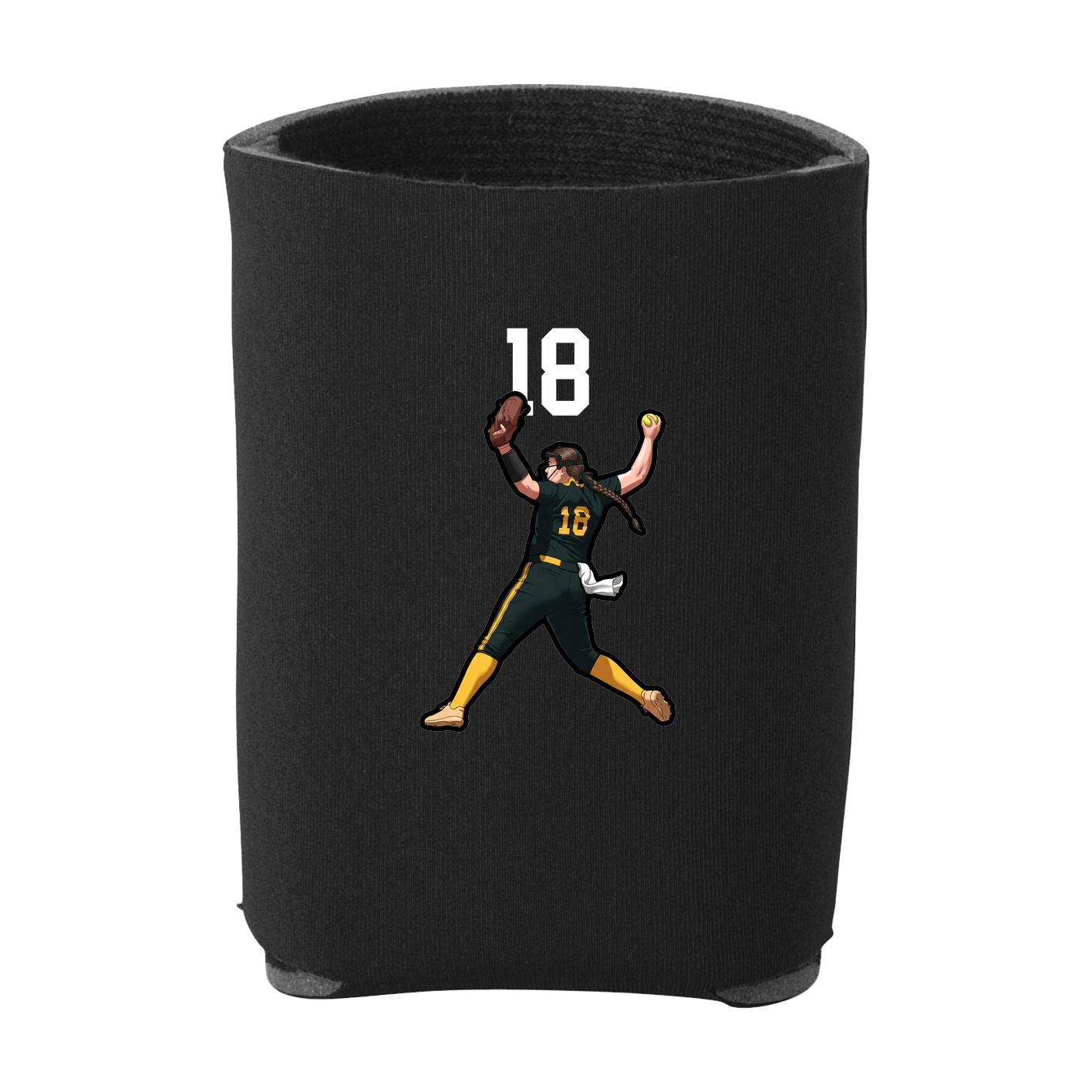 Can Holder — Number Top in Black