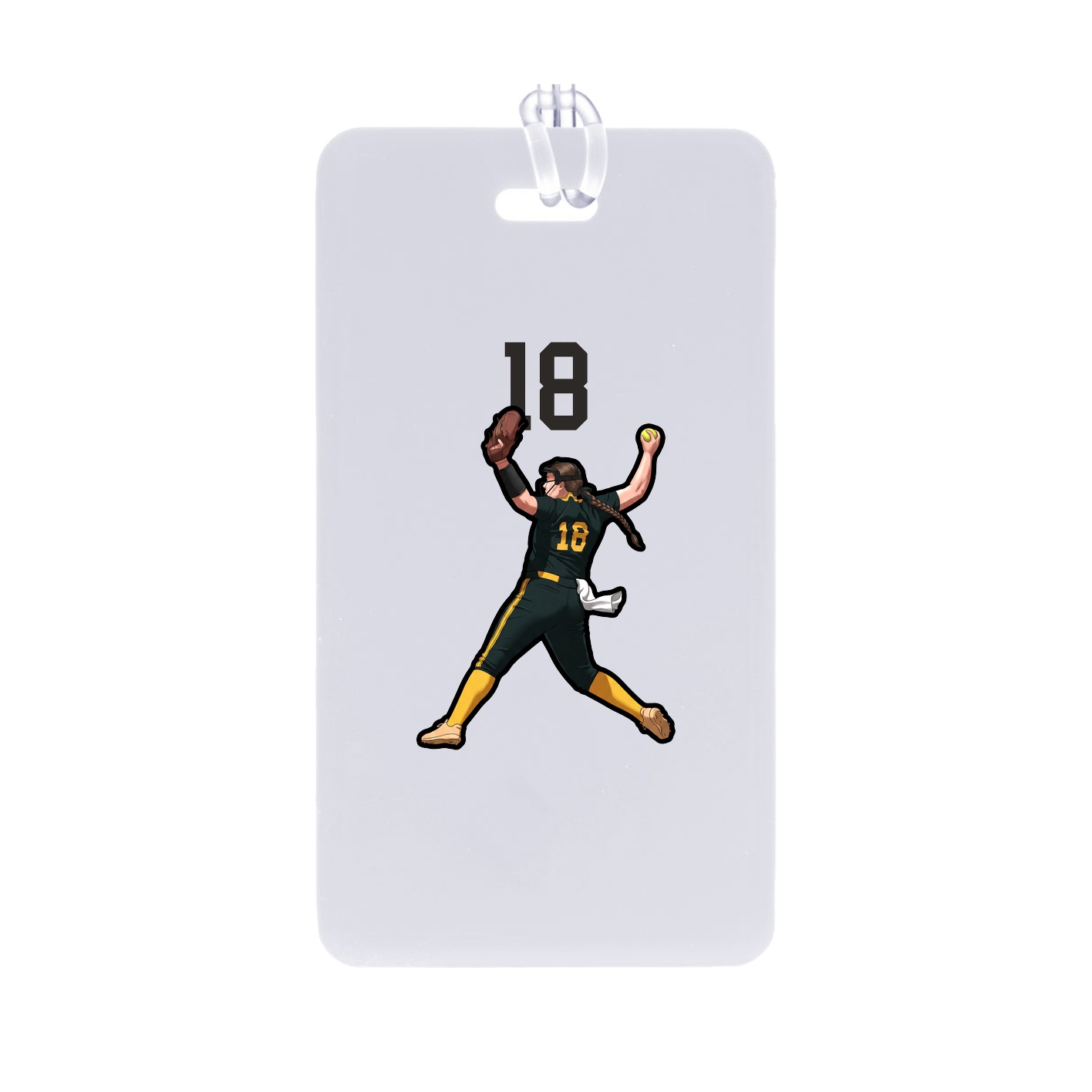 Bag Tag — Number Top in Classic