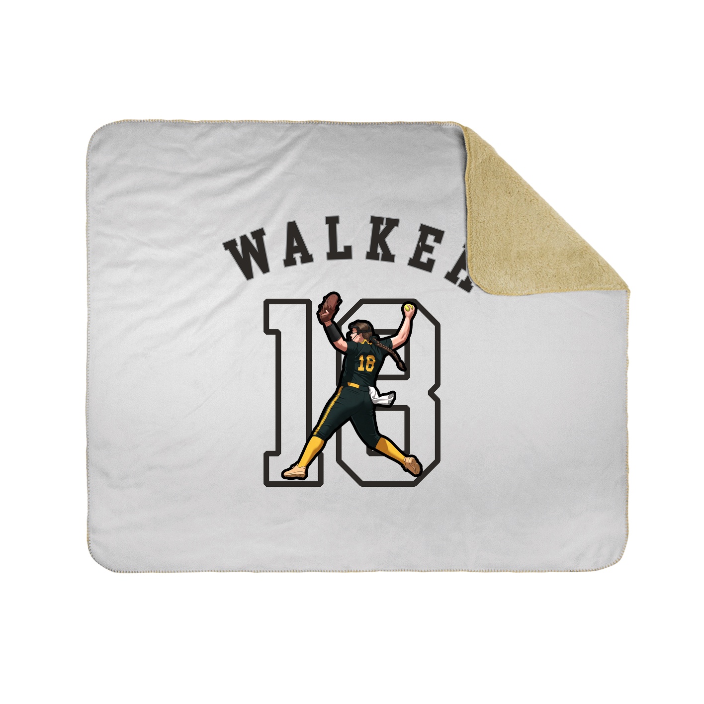 Throw Blanket — Shirsey Arch in White