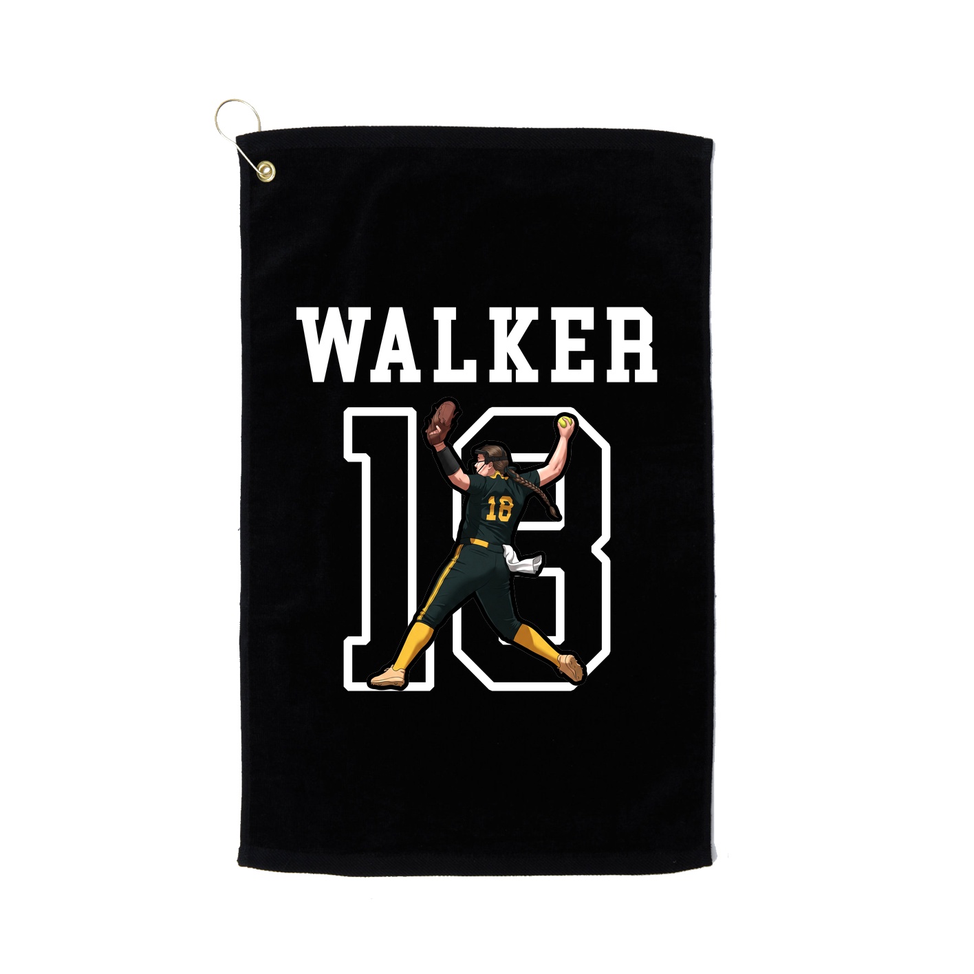 Golf Towel — Shirsey in Black