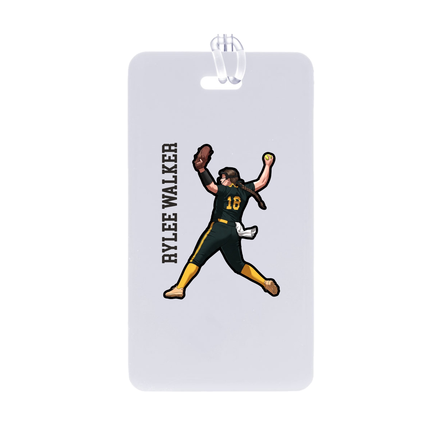 Bag Tag — Name Vertical in Classic