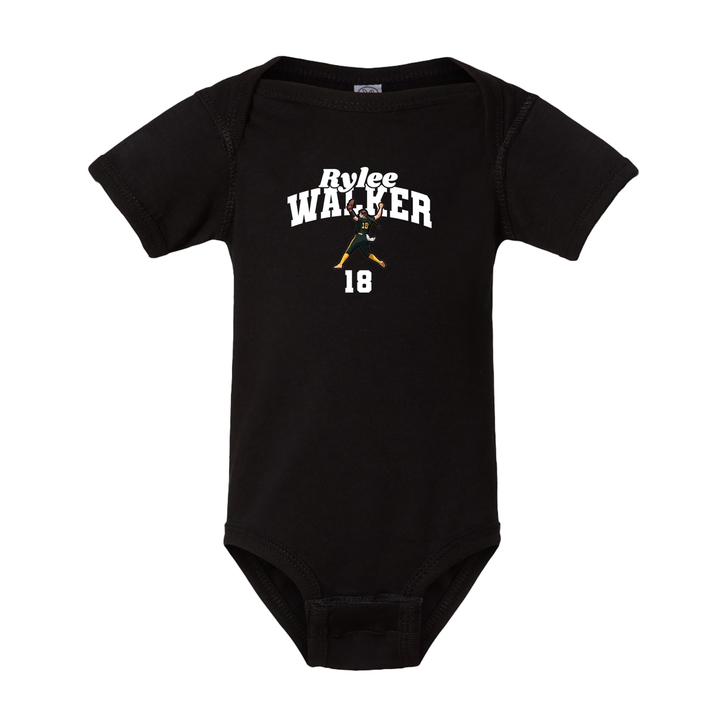 Baby Onesie — Signature Arch in Black