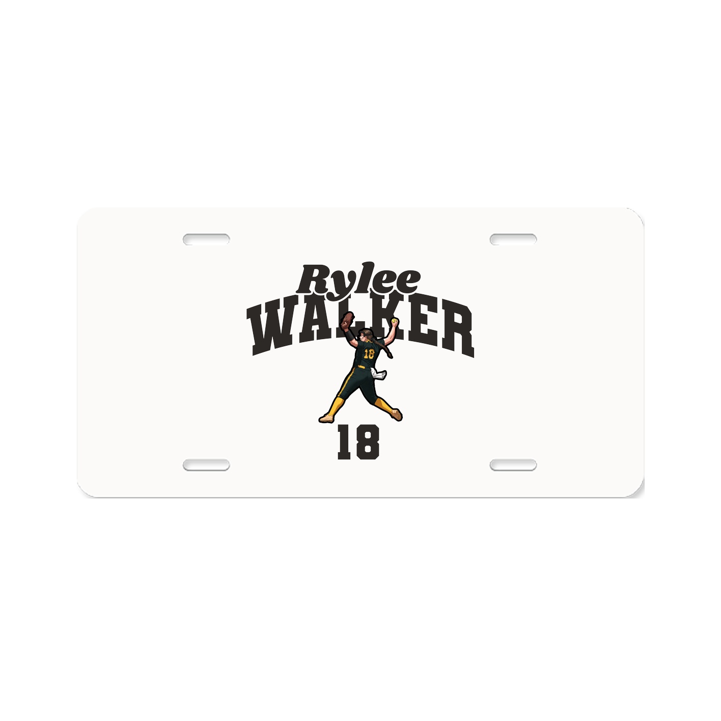 License Plate — Signature Arch in Classic