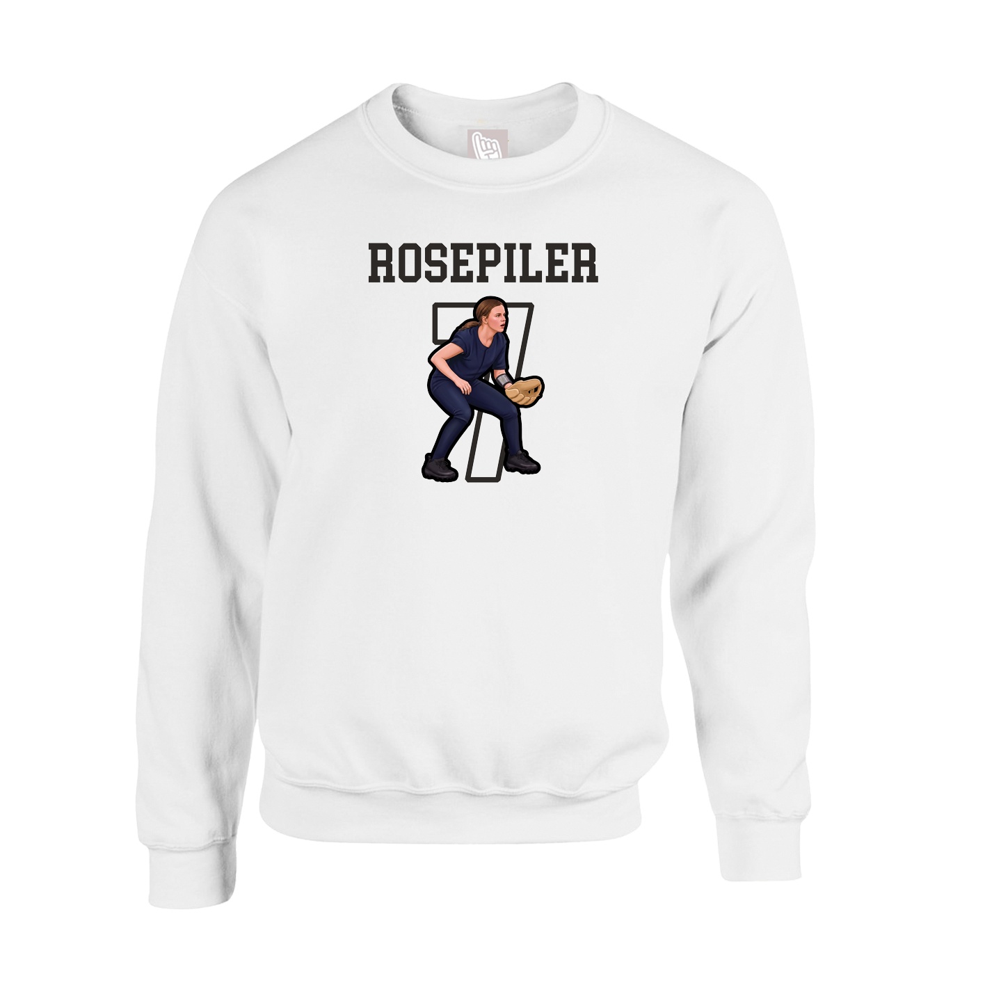 Fleece Crew — Shirsey in White