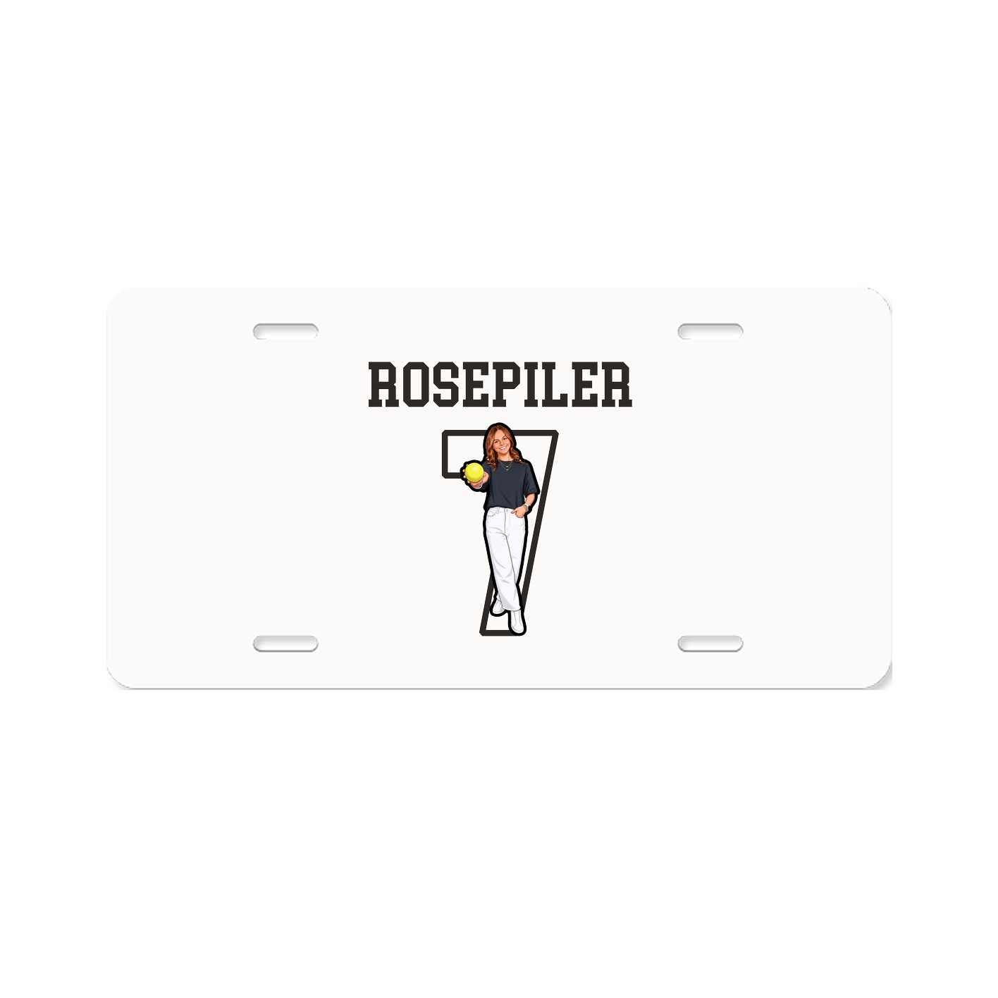 License Plate — Shirsey in Classic