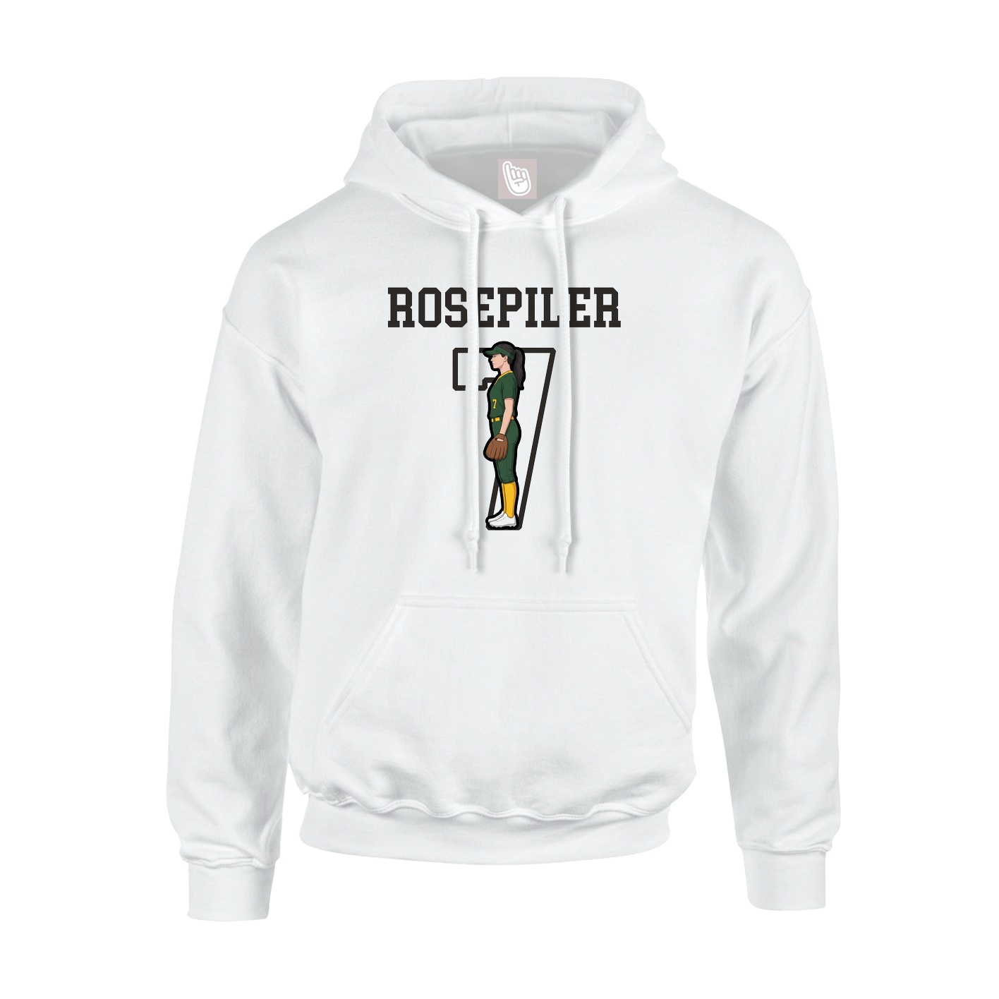 Youth Hoodie — Shirsey in White