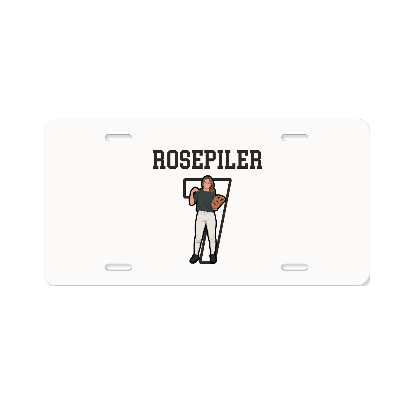 License Plate — Shirsey in Classic