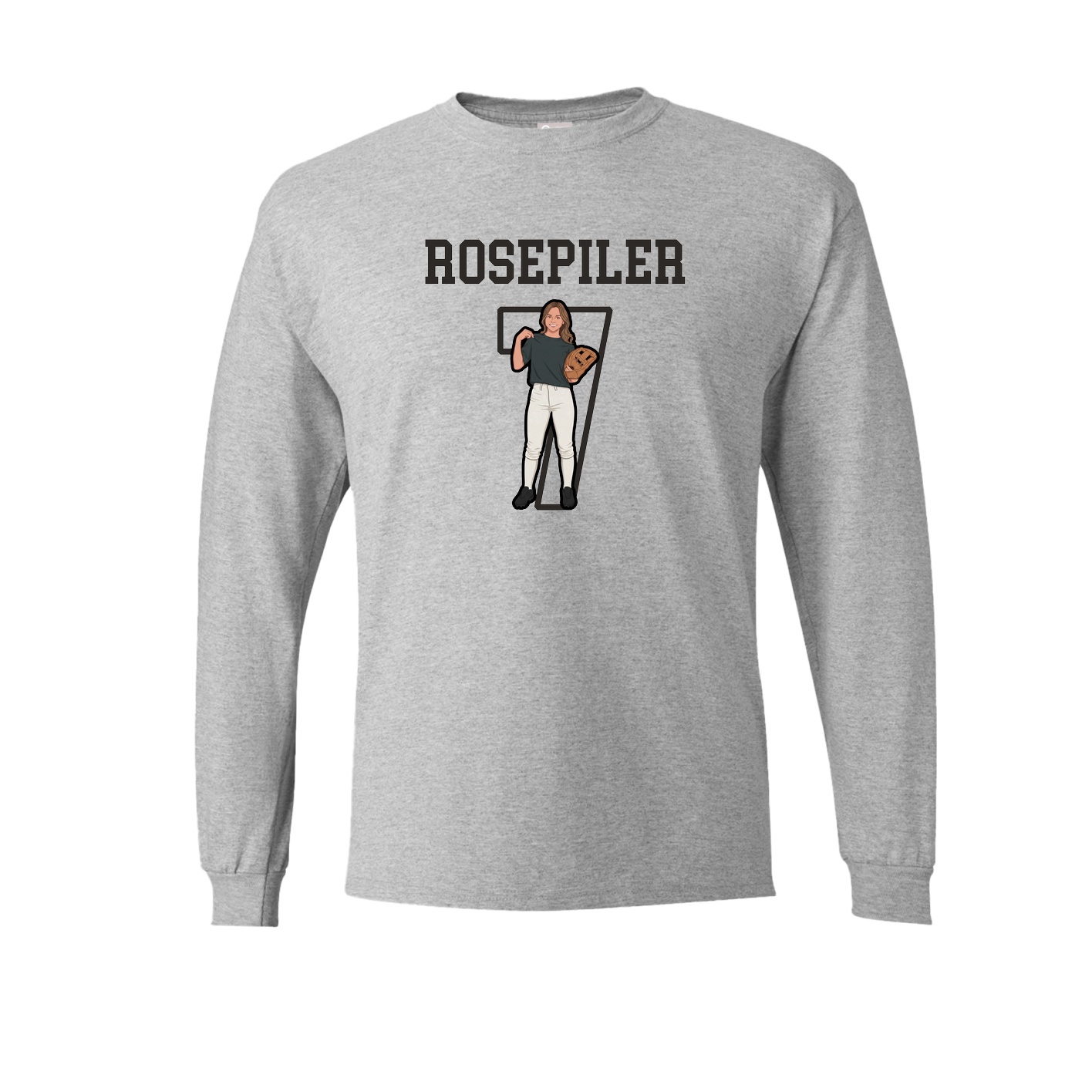 Long Sleeve Tee — Shirsey in Grey